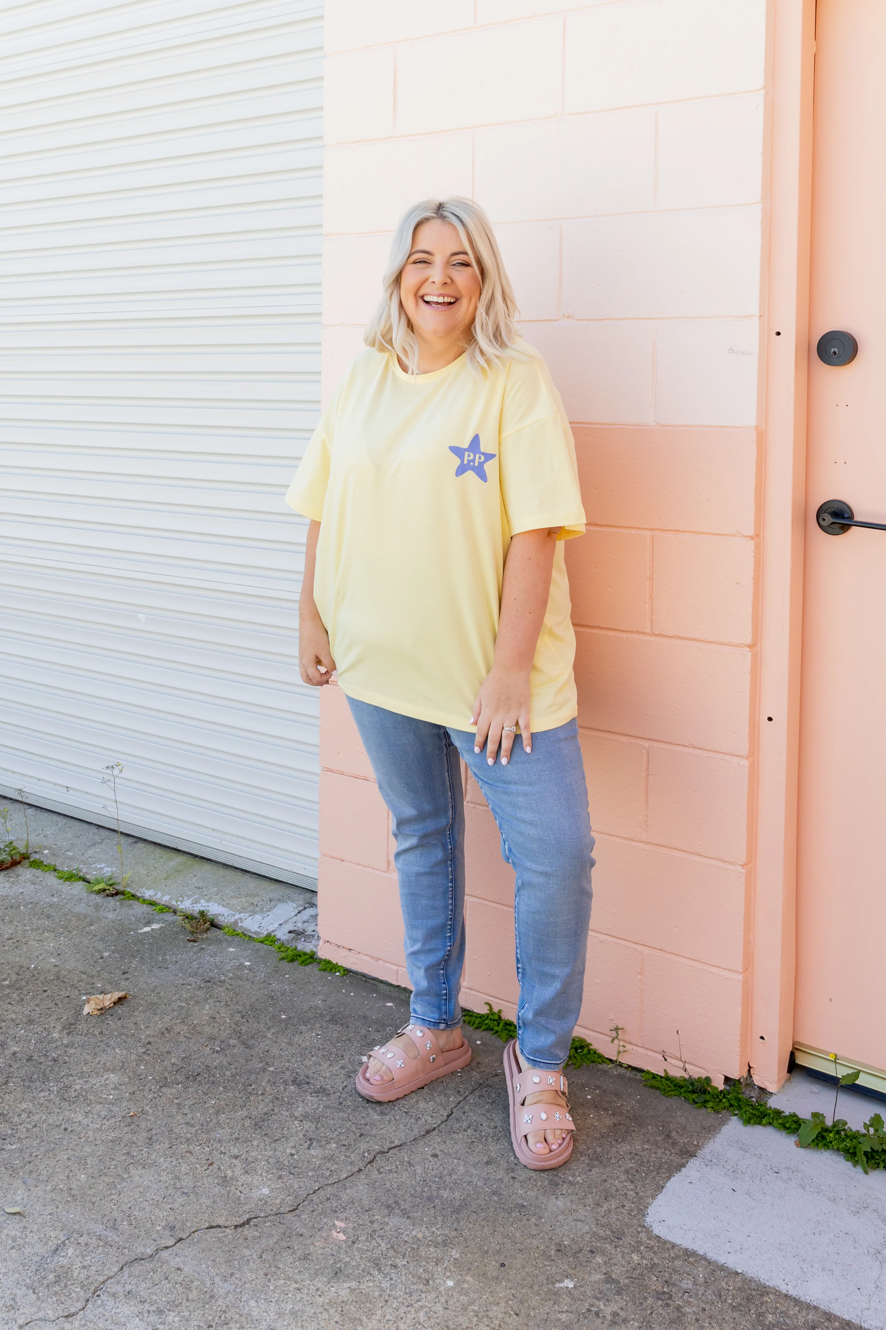 Alfie Oversized Tee in Be Kind - Image 10