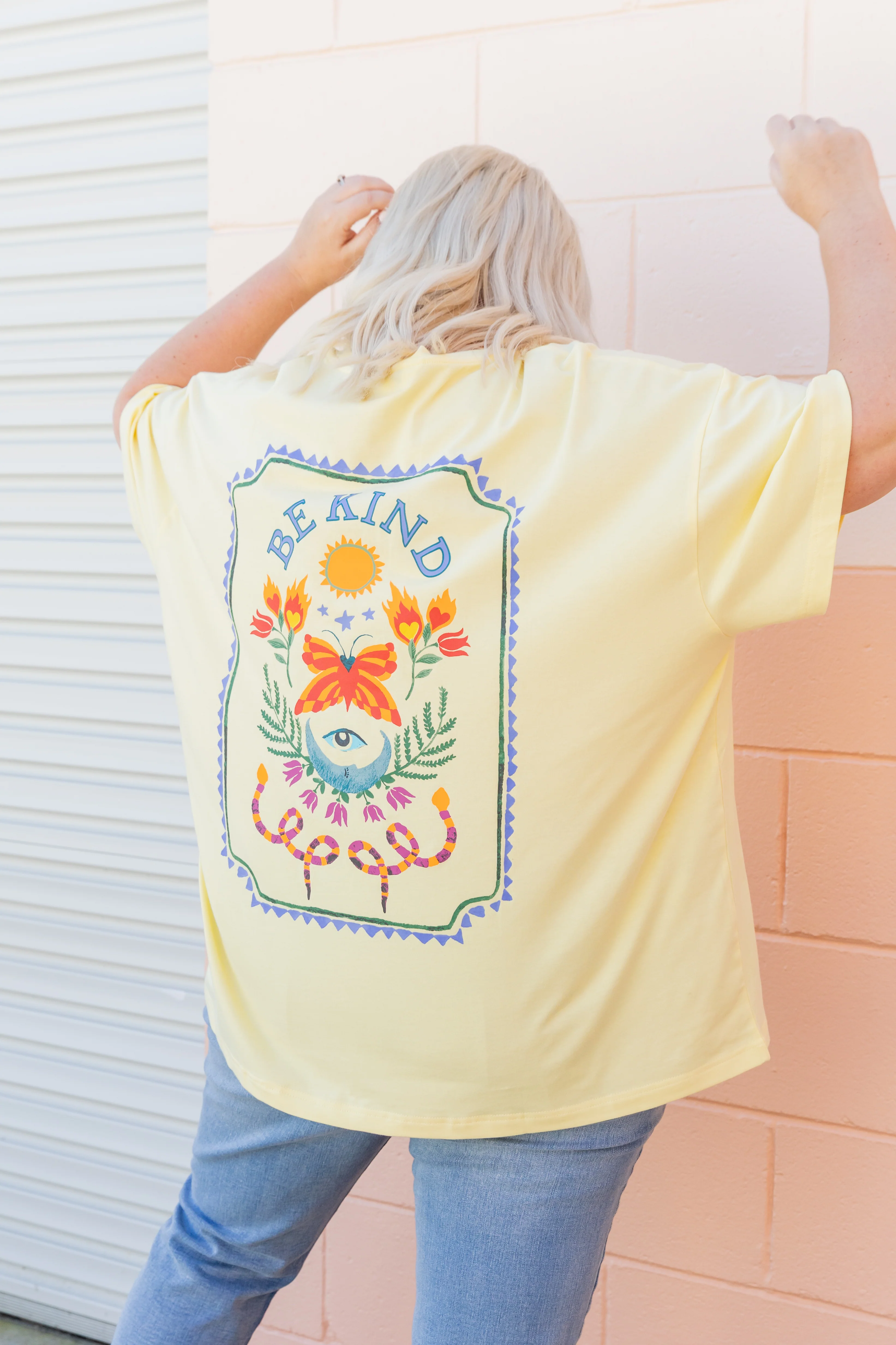Alfie Oversized Tee in Be Kind - Image 11