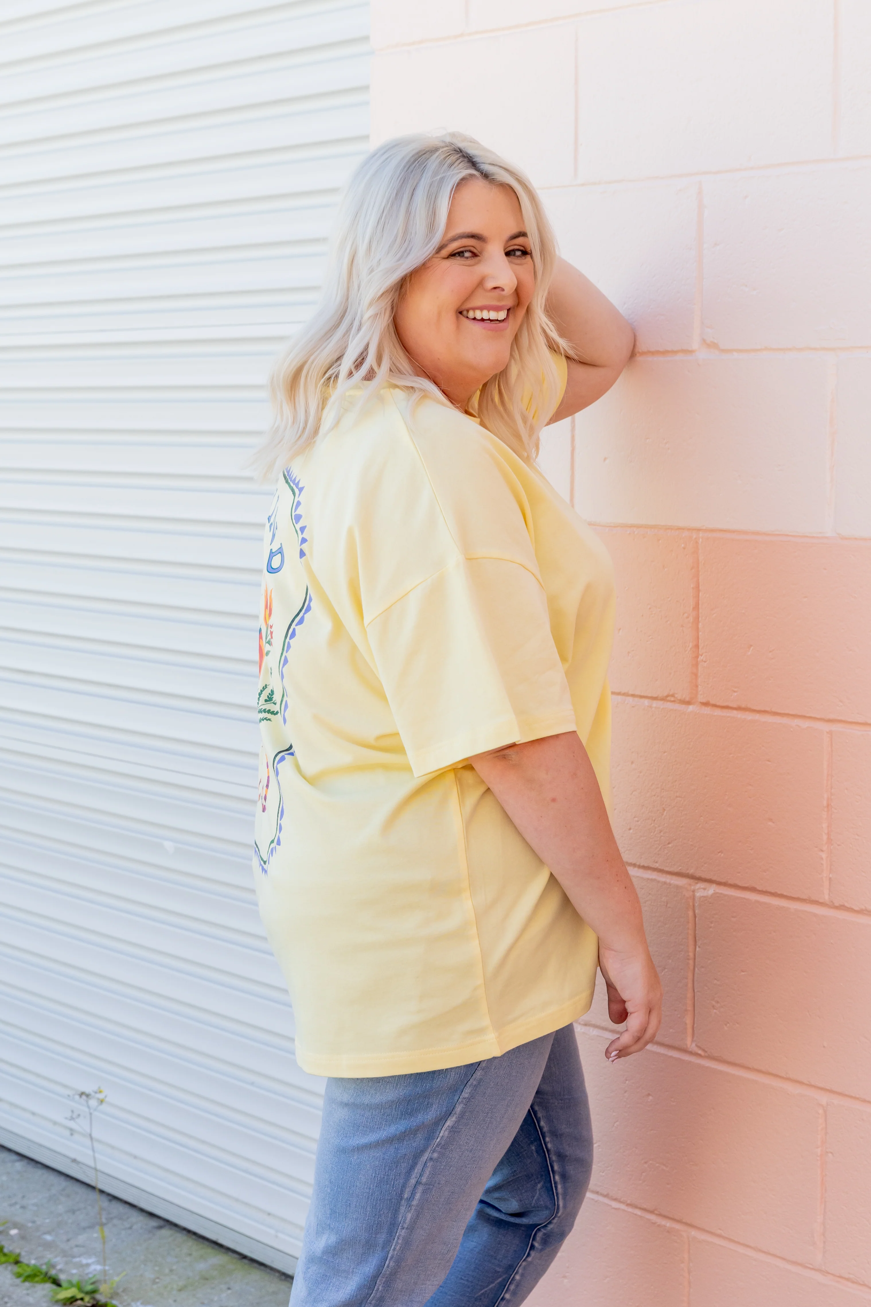 Alfie Oversized Tee in Be Kind - Image 12