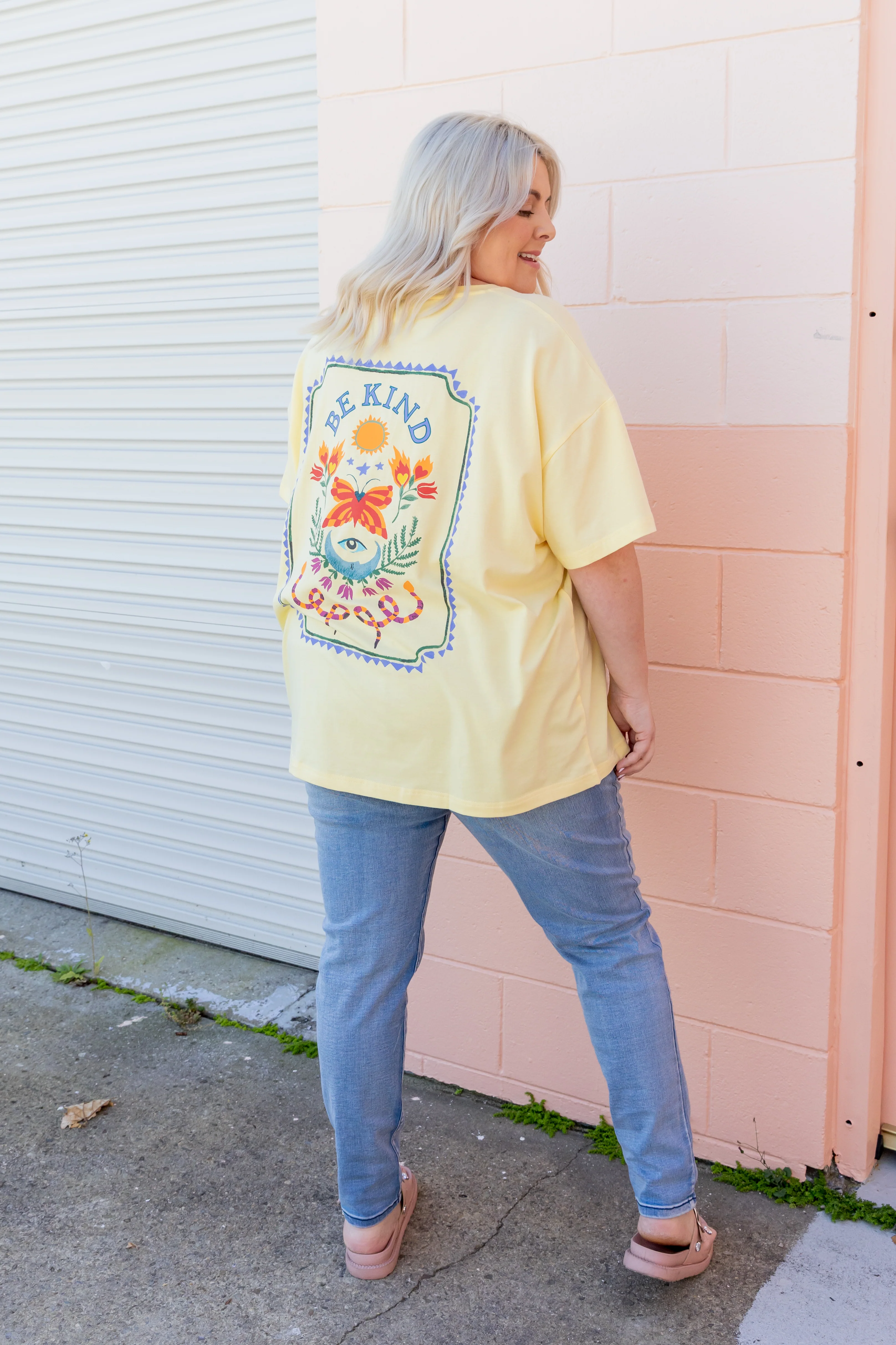 Alfie Oversized Tee in Be Kind - Image 13