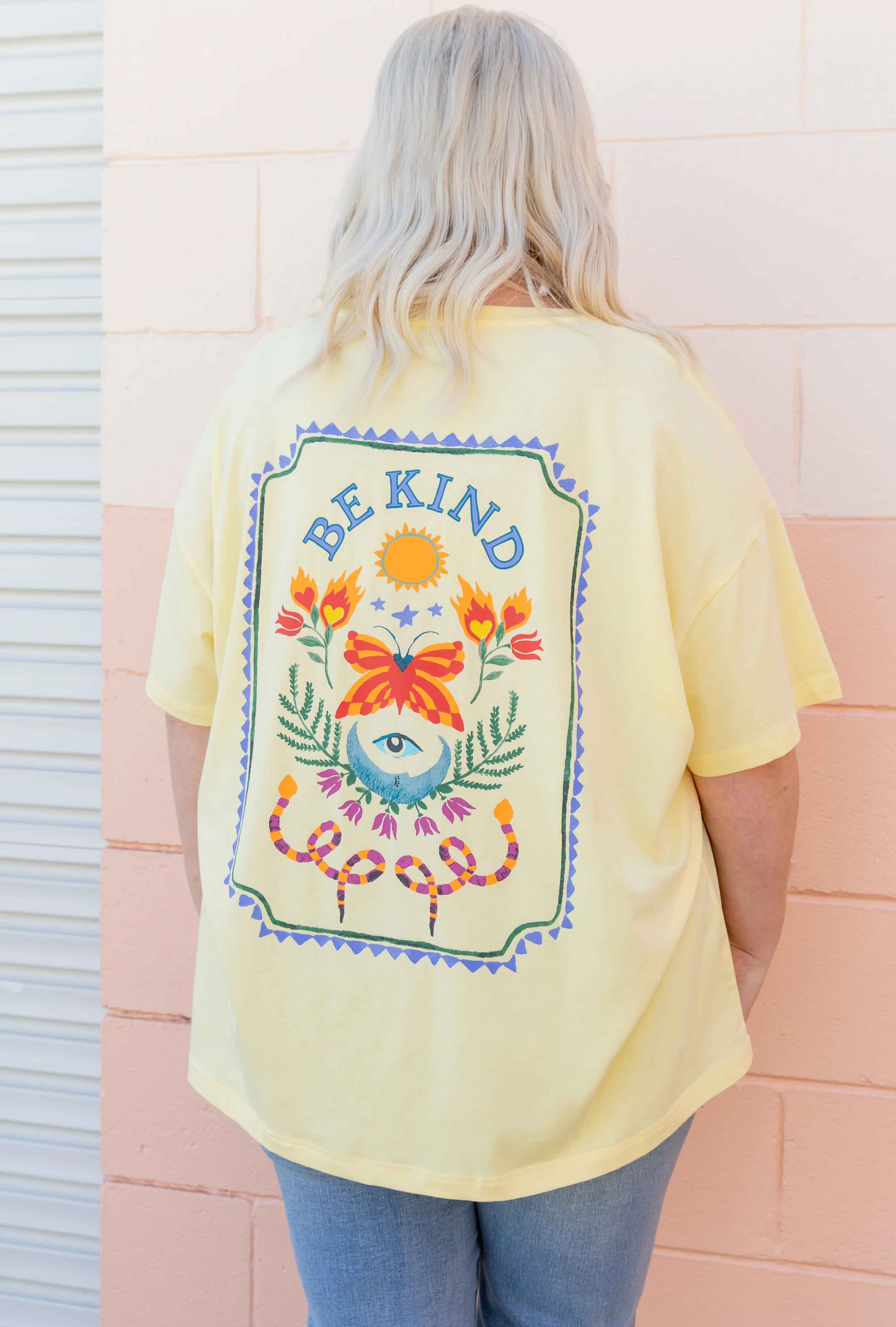 Alfie Oversized Tee in Be Kind - Image 3