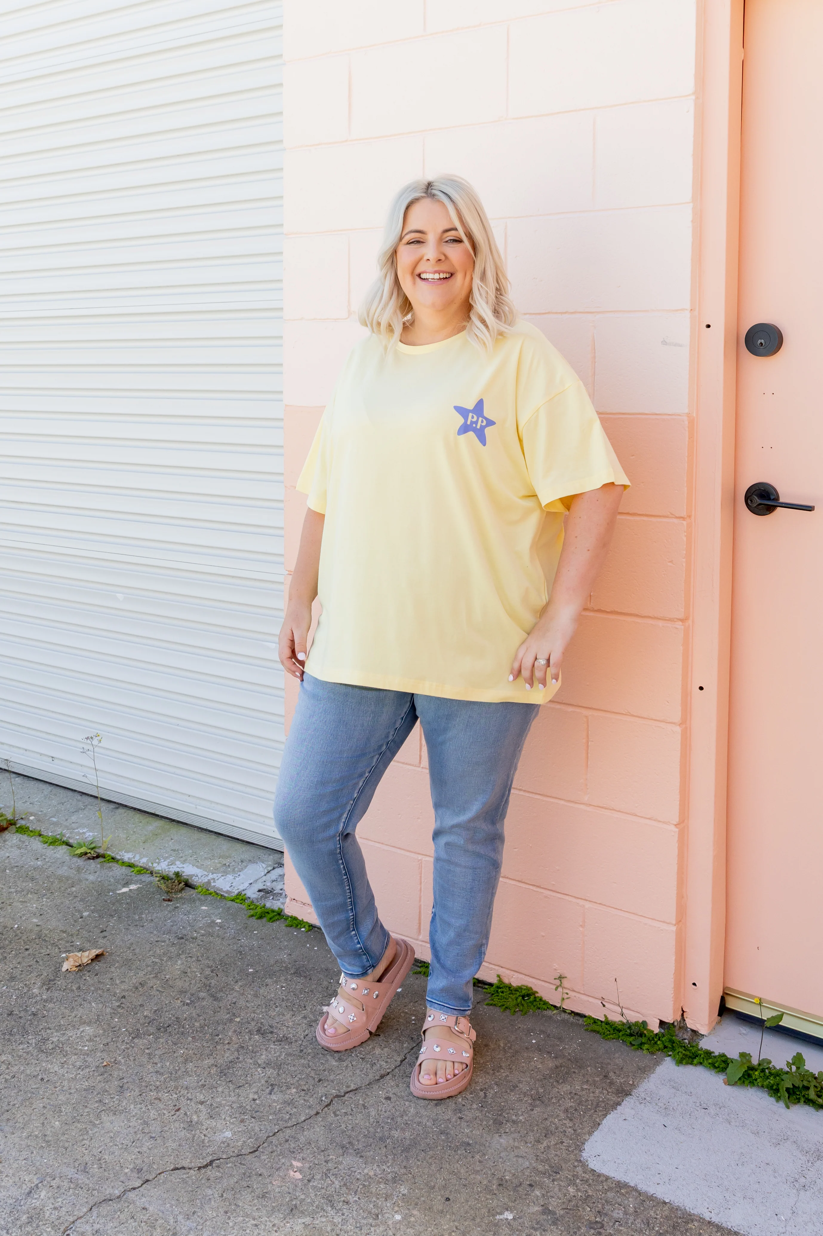 Alfie Oversized Tee in Be Kind - Image 4