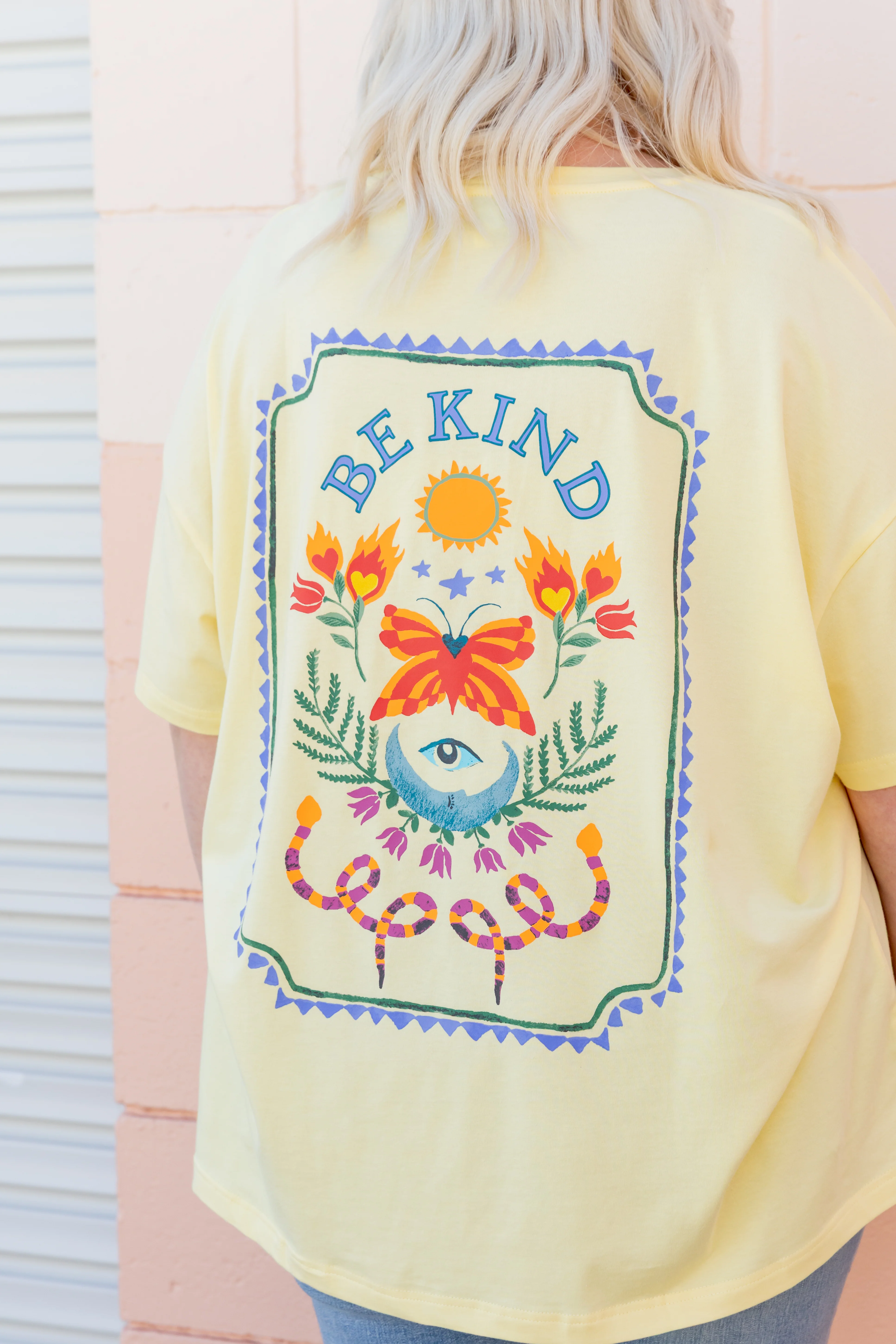 Alfie Oversized Tee in Be Kind - Image 8