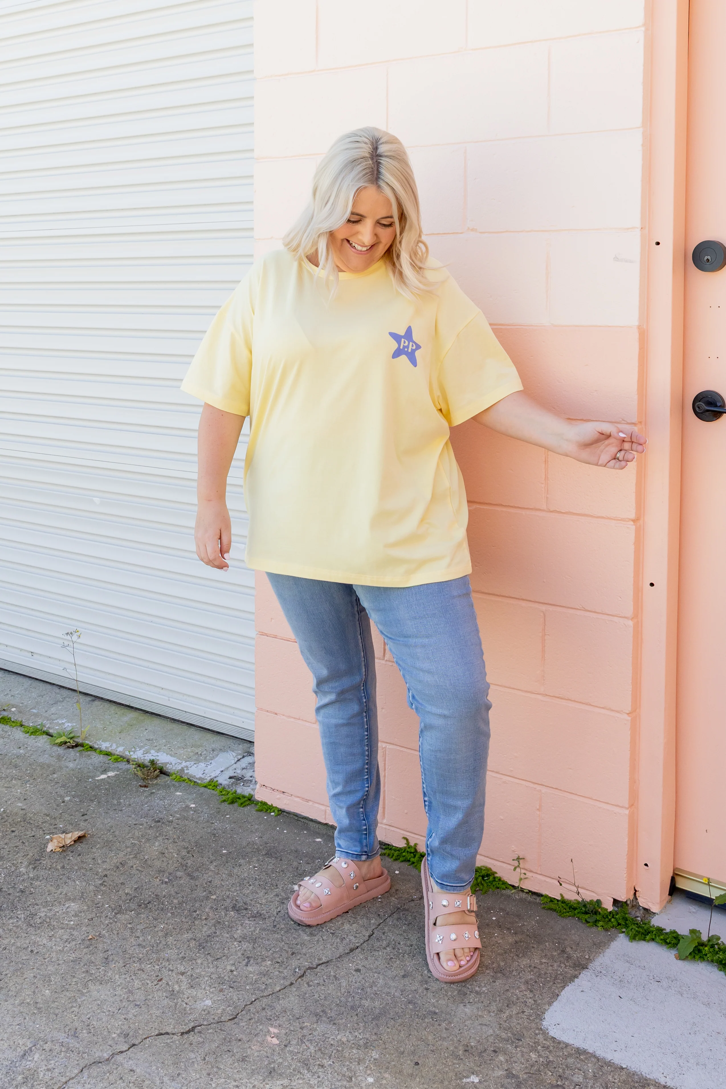 Alfie Oversized Tee in Be Kind - Image 9