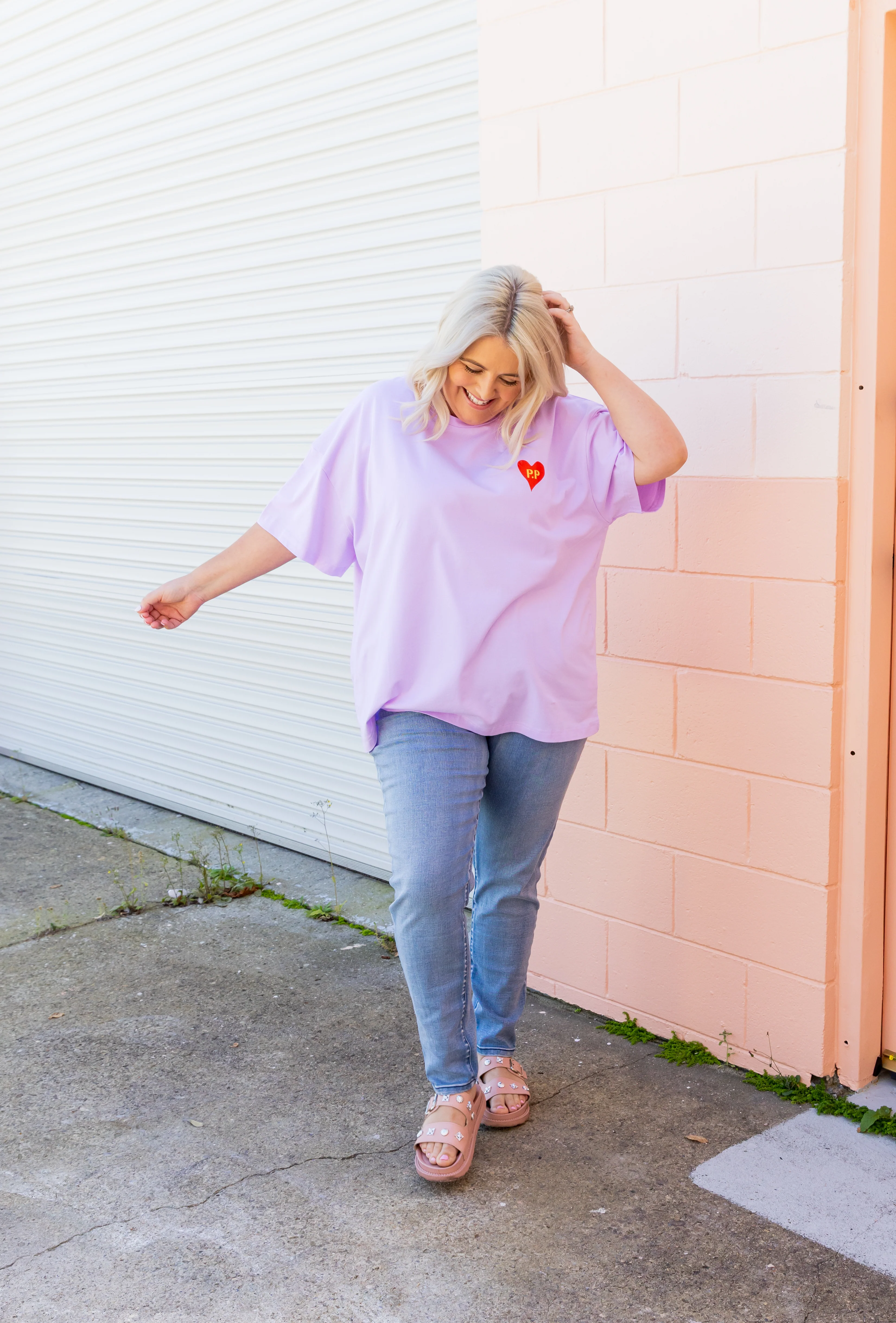 Alfie Oversized Tee In Magic - Image 12