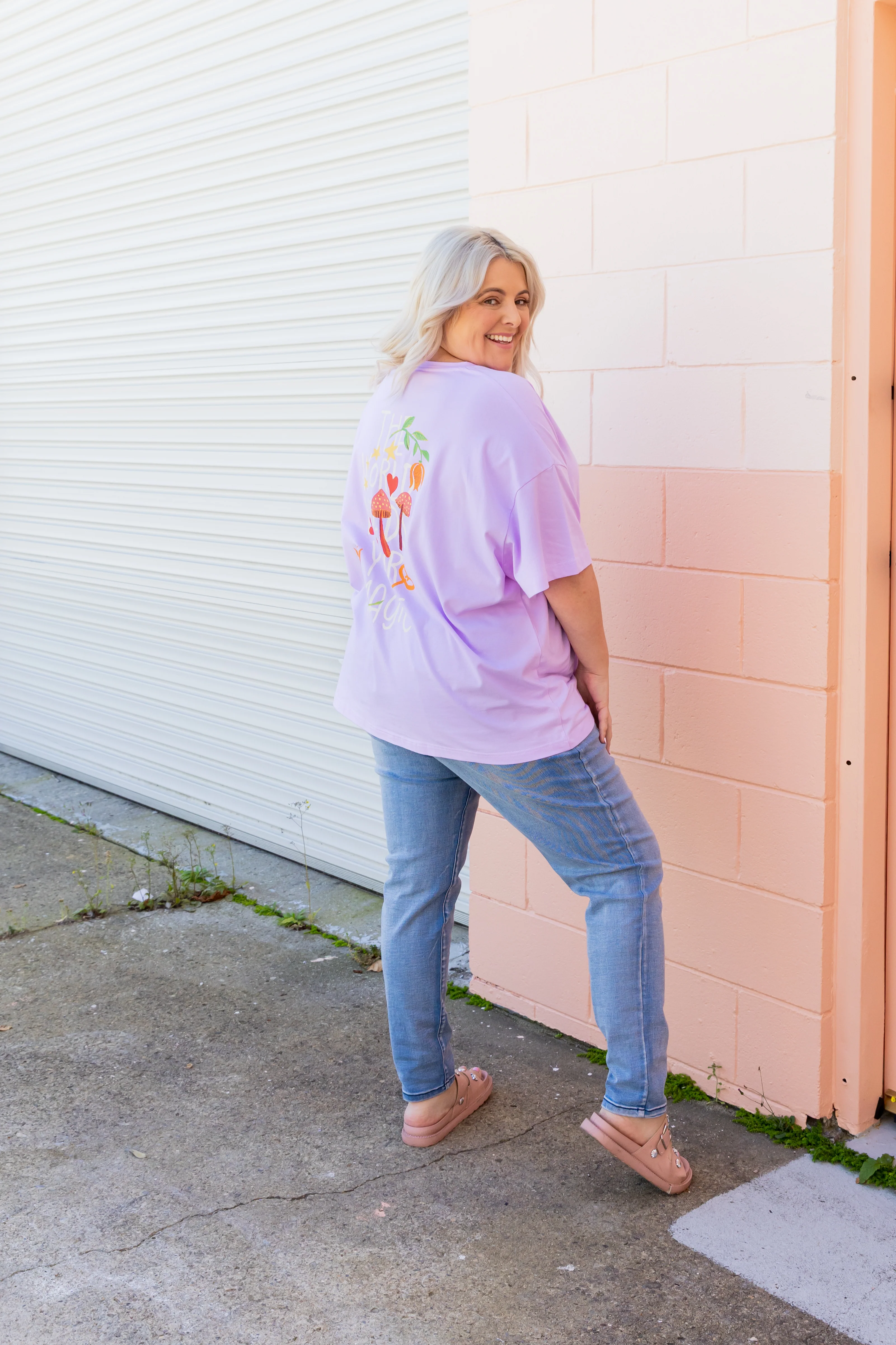 Alfie Oversized Tee In Magic - Image 13