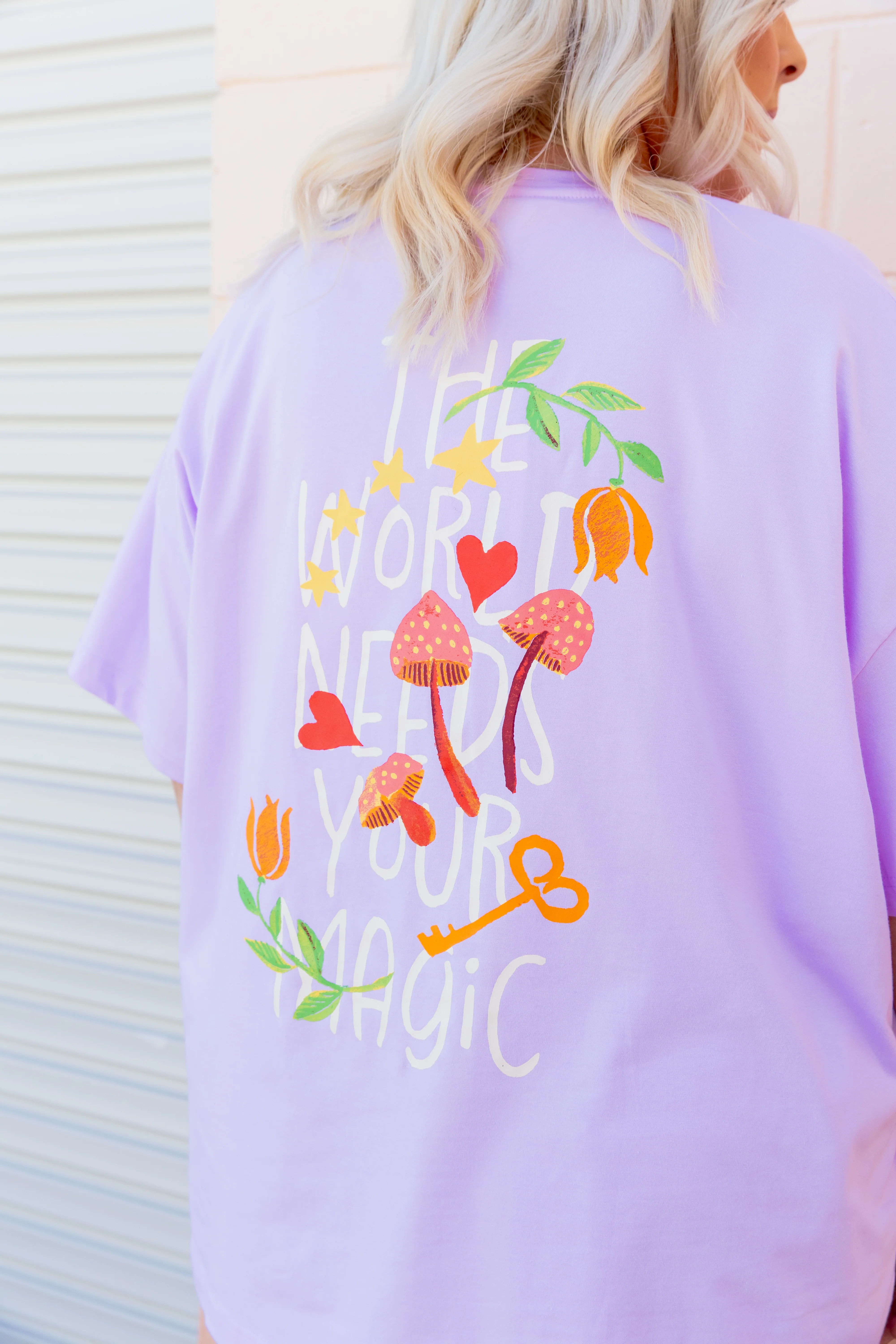 Alfie Oversized Tee In Magic - Image 5