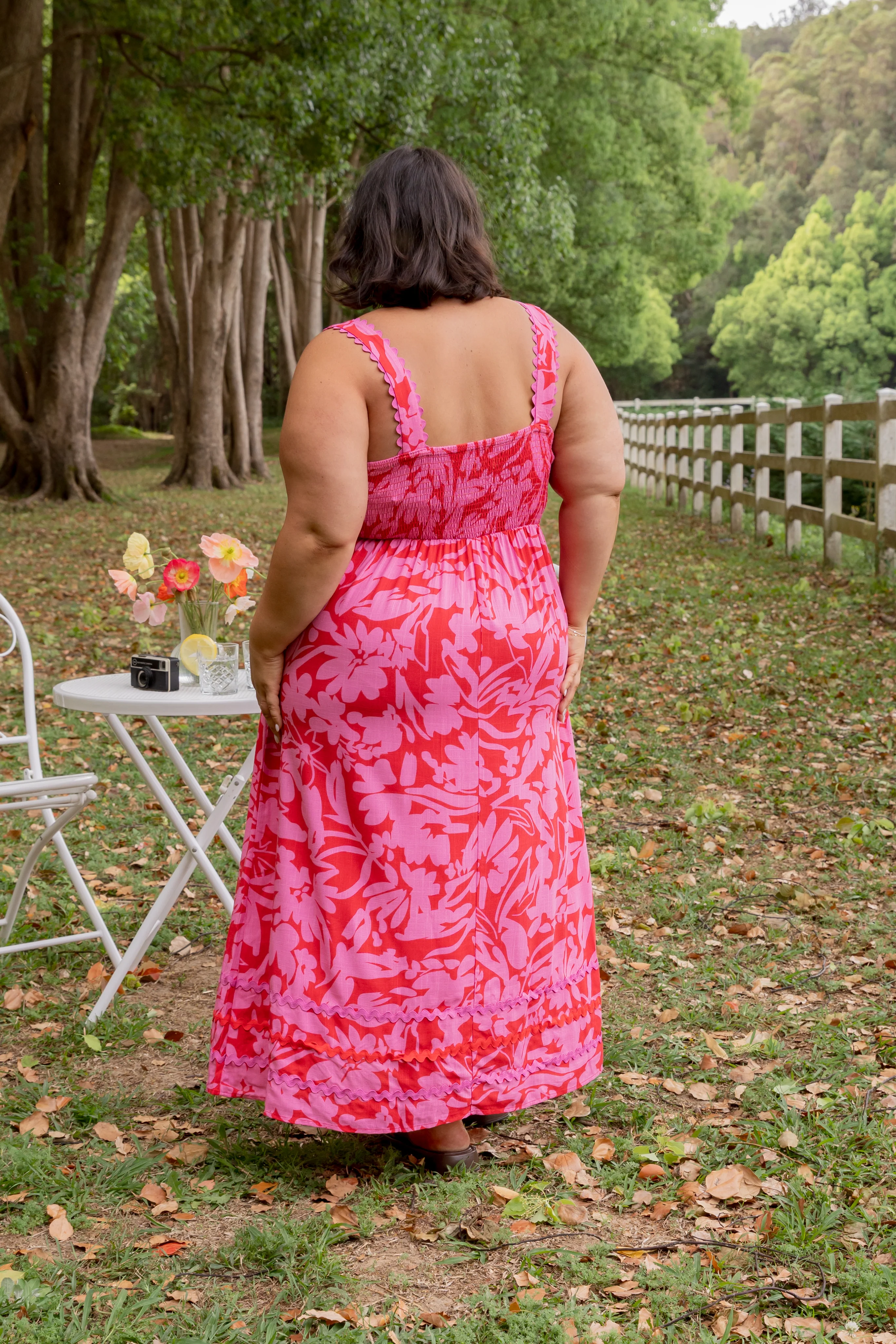 Angel Midi Dress in Fiesta - Image 17
