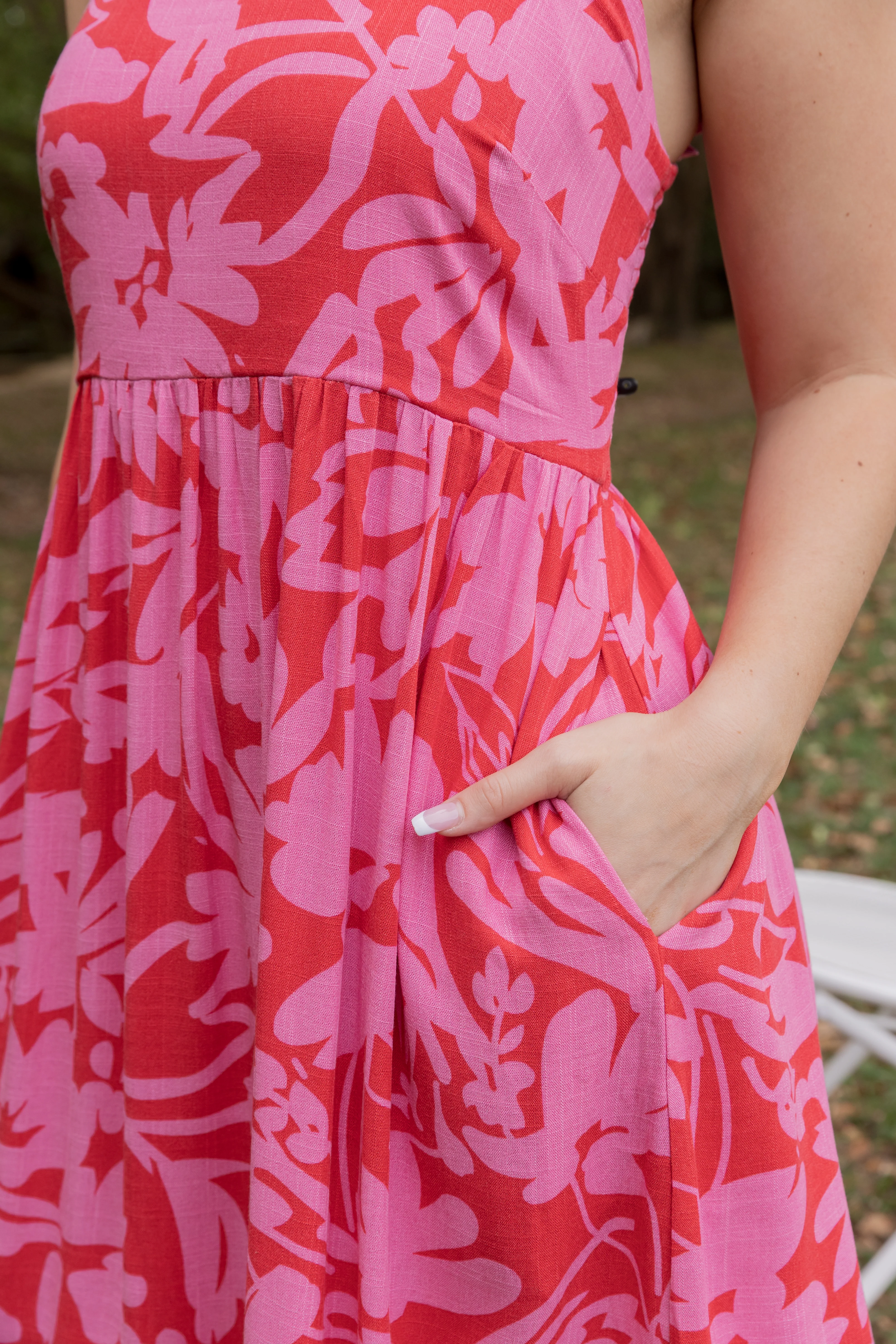 Angel Midi Dress in Fiesta - Image 18