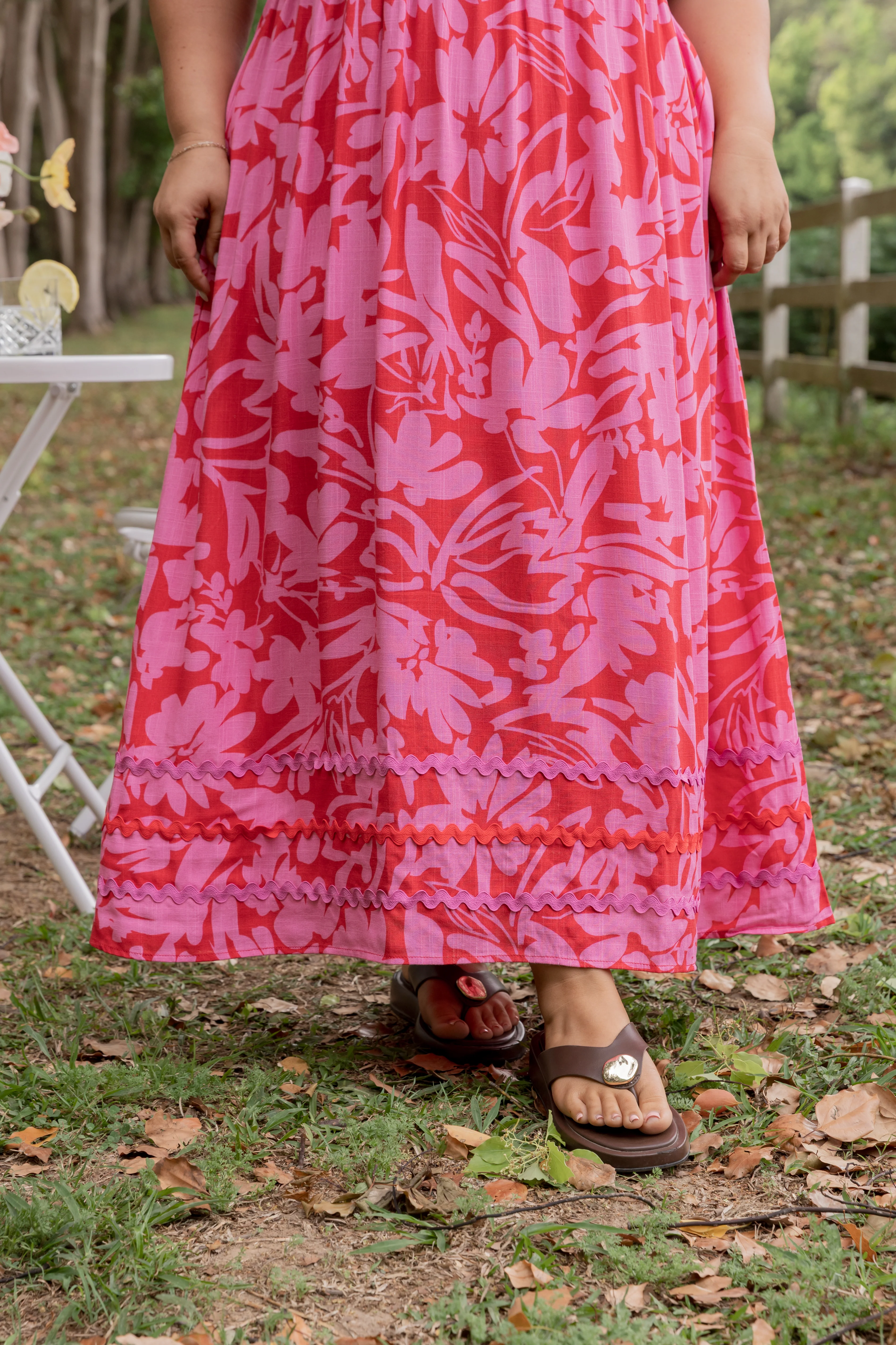 Angel Midi Dress in Fiesta - Image 19