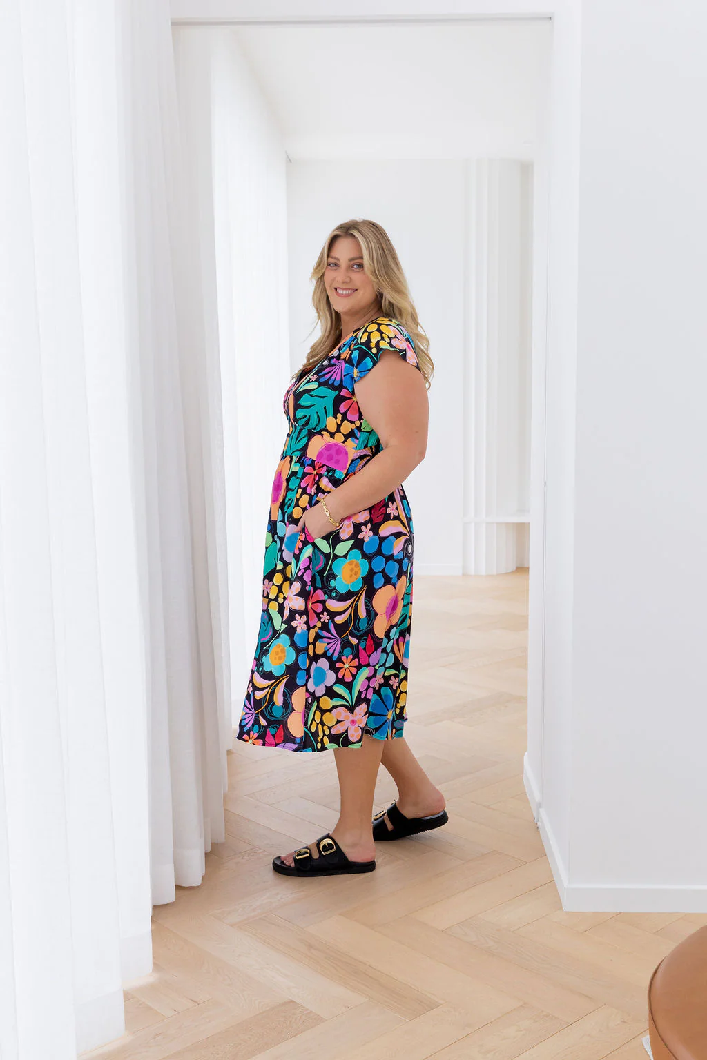 Aurora Dress in Black Wonderland by Kasey Rainbow - Image 10
