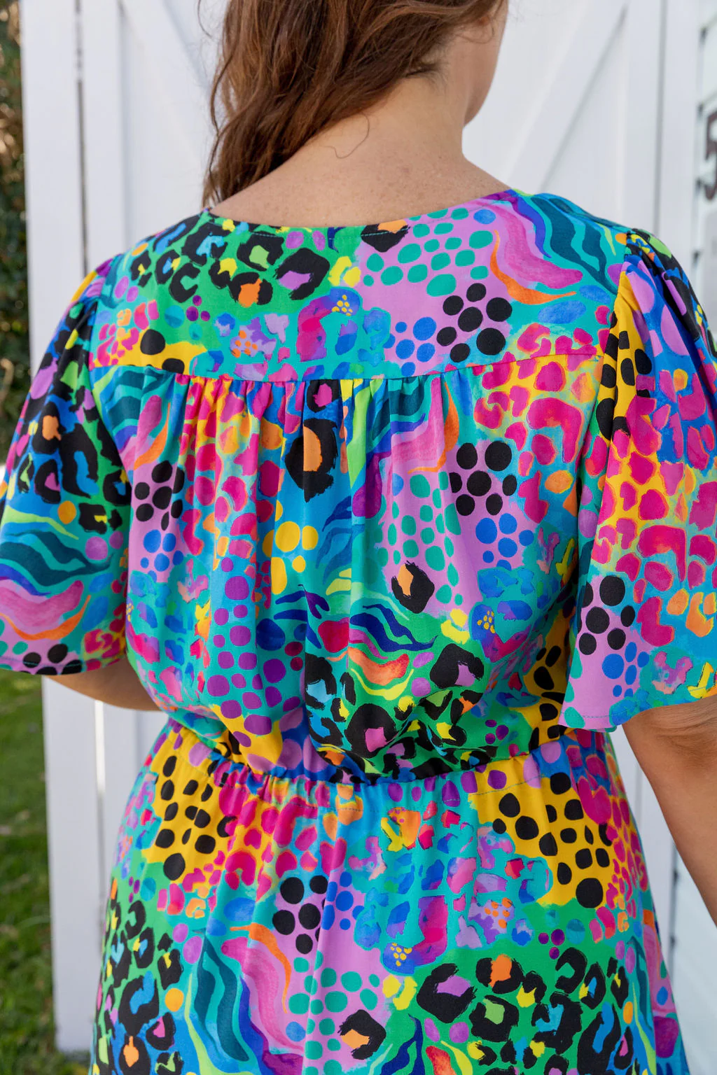 Bonnie Dress in Electric Leopard by Kasey Rainbow - Image 11