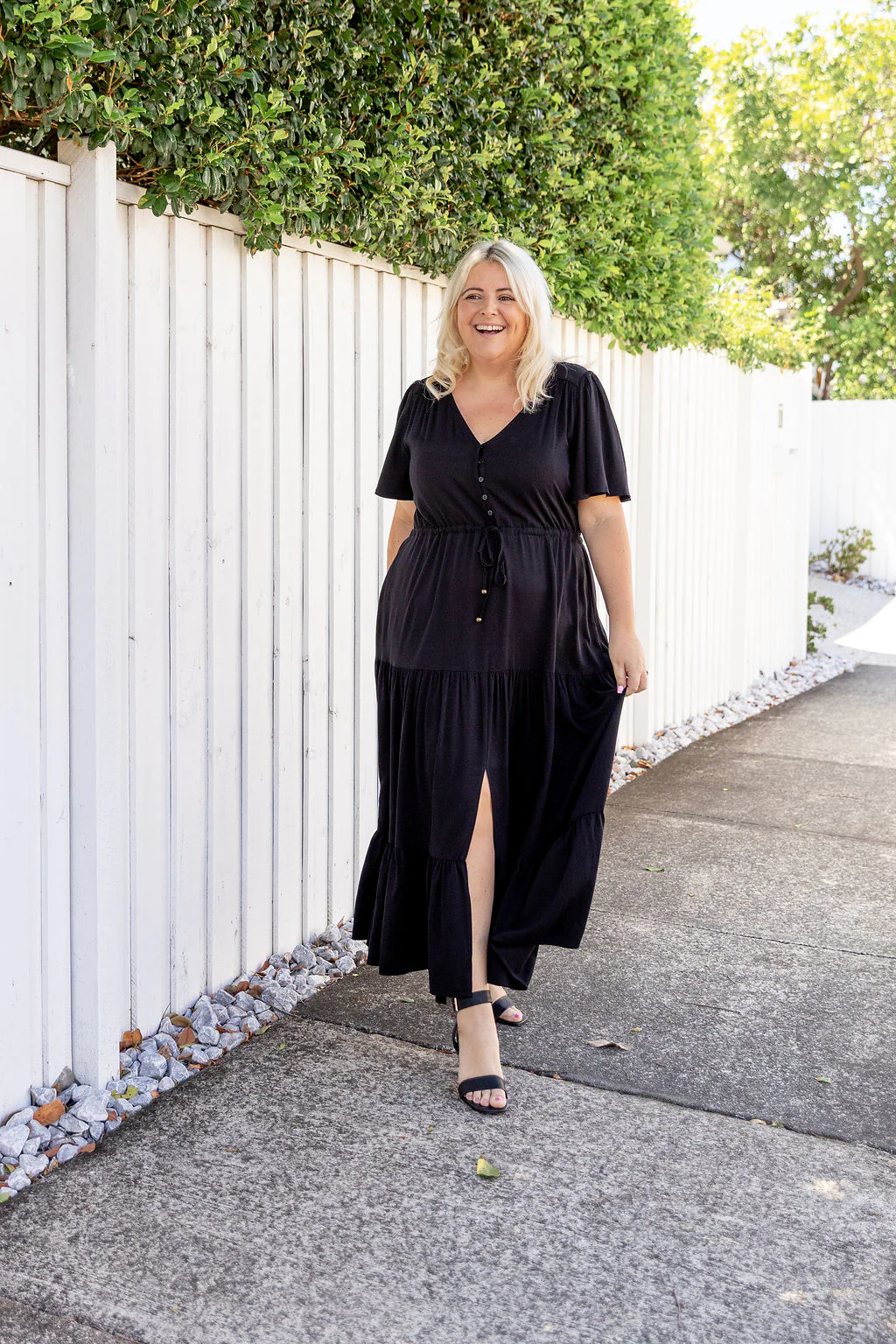 Bonnie Maxi Dress in Black - Image 11