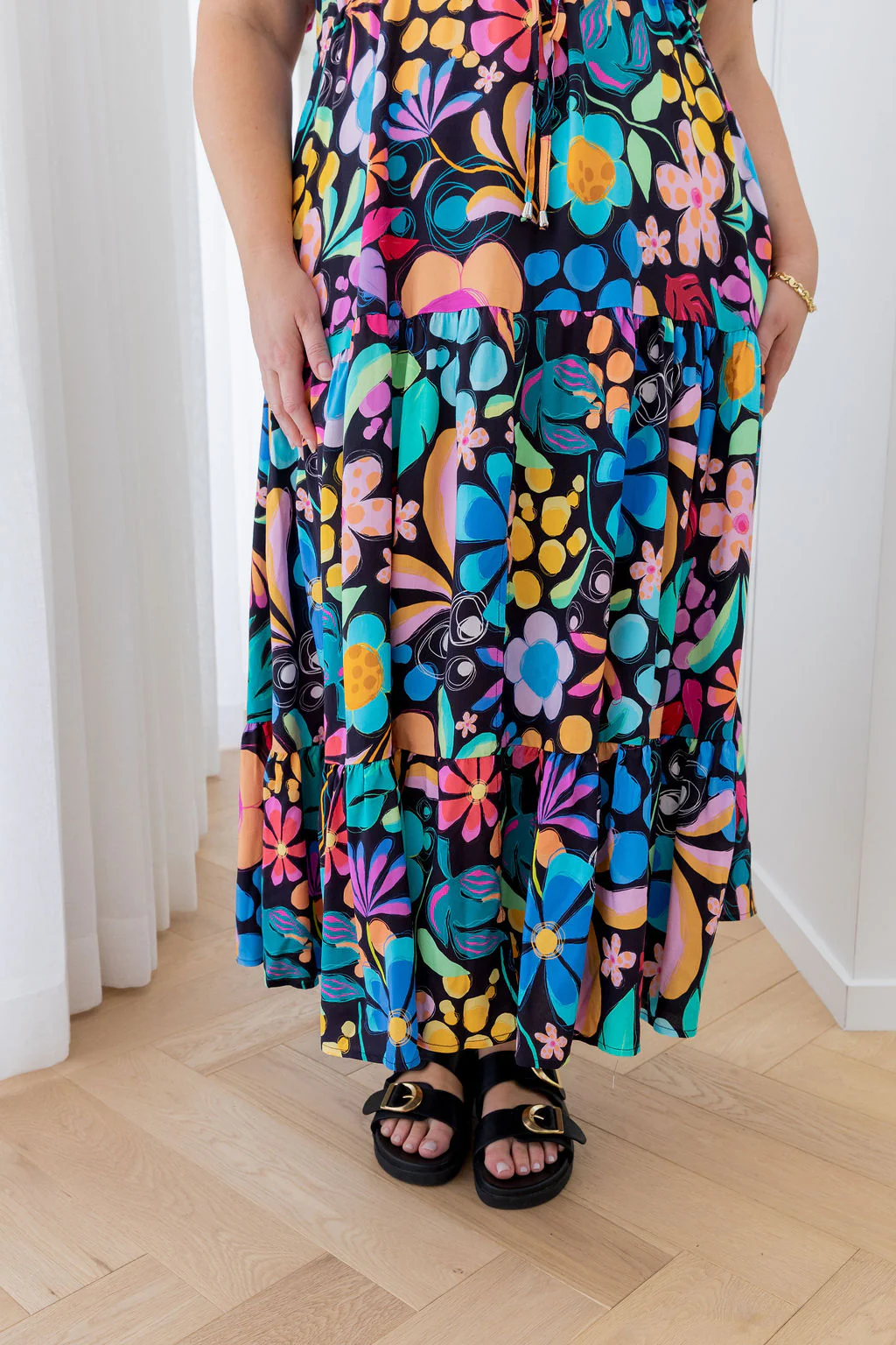 Bonnie Maxi Dress in Black Wonderland by Kasey Rainbow - Image 15