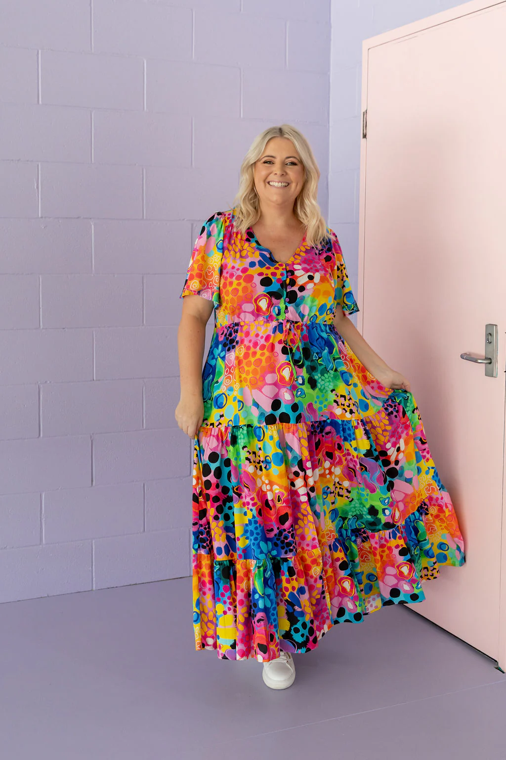 Bonnie Maxi Dress in Boom! by Kasey Rainbow - Image 2