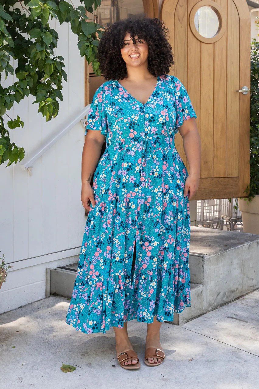 Bonnie Maxi Dress in Itsy Bitsy by Kasey Rainbow