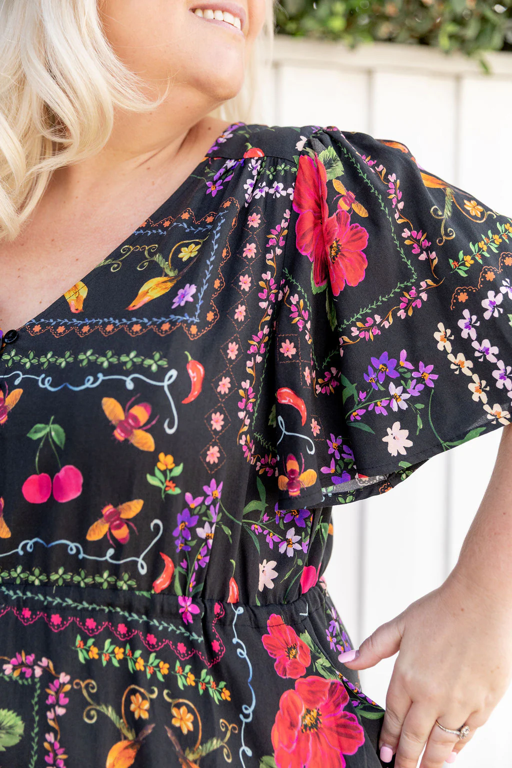 Bonnie Maxi Dress in Sweet Bee - Image 11