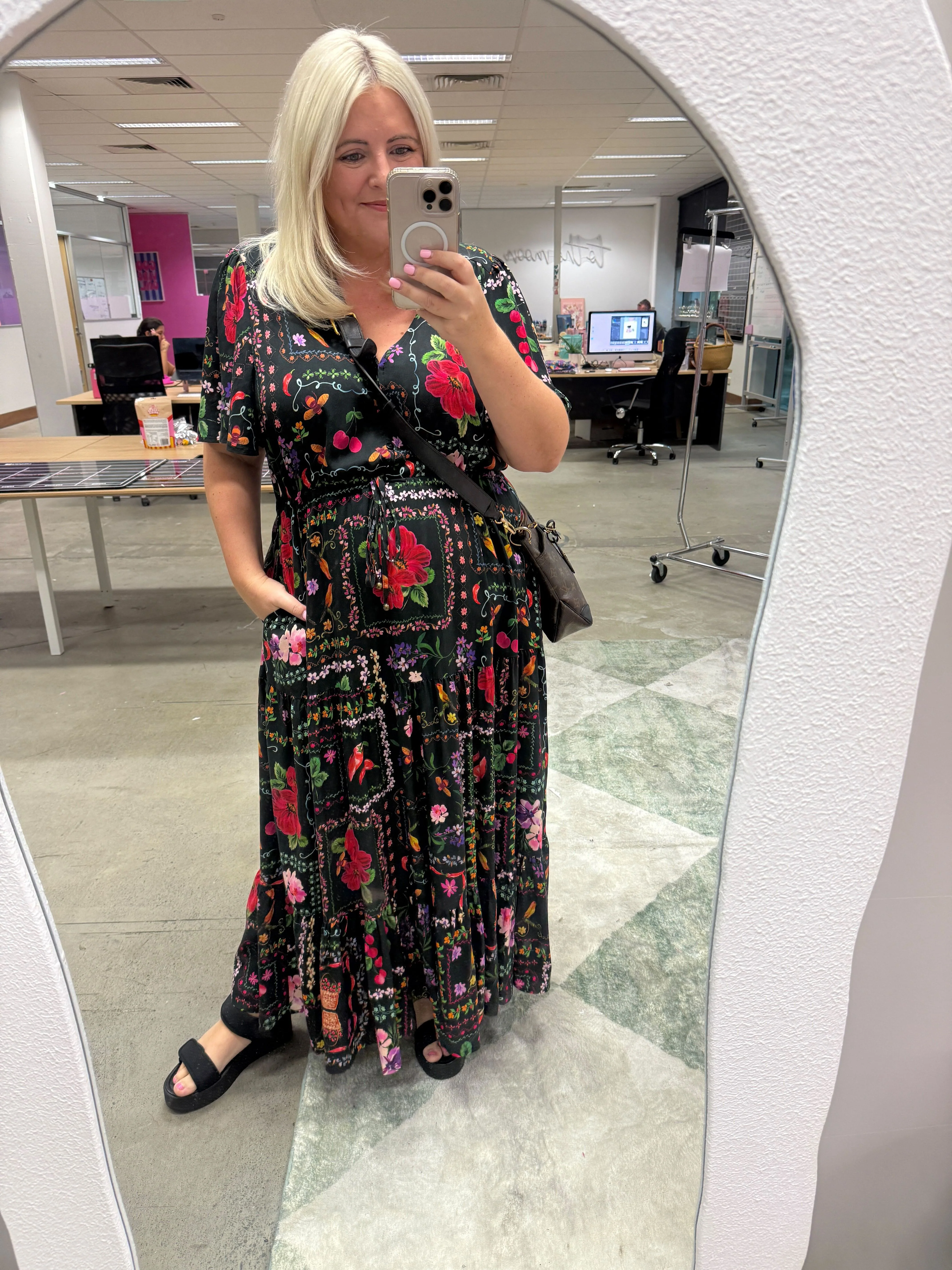 Bonnie Maxi Dress in Sweet Bee - Image 18