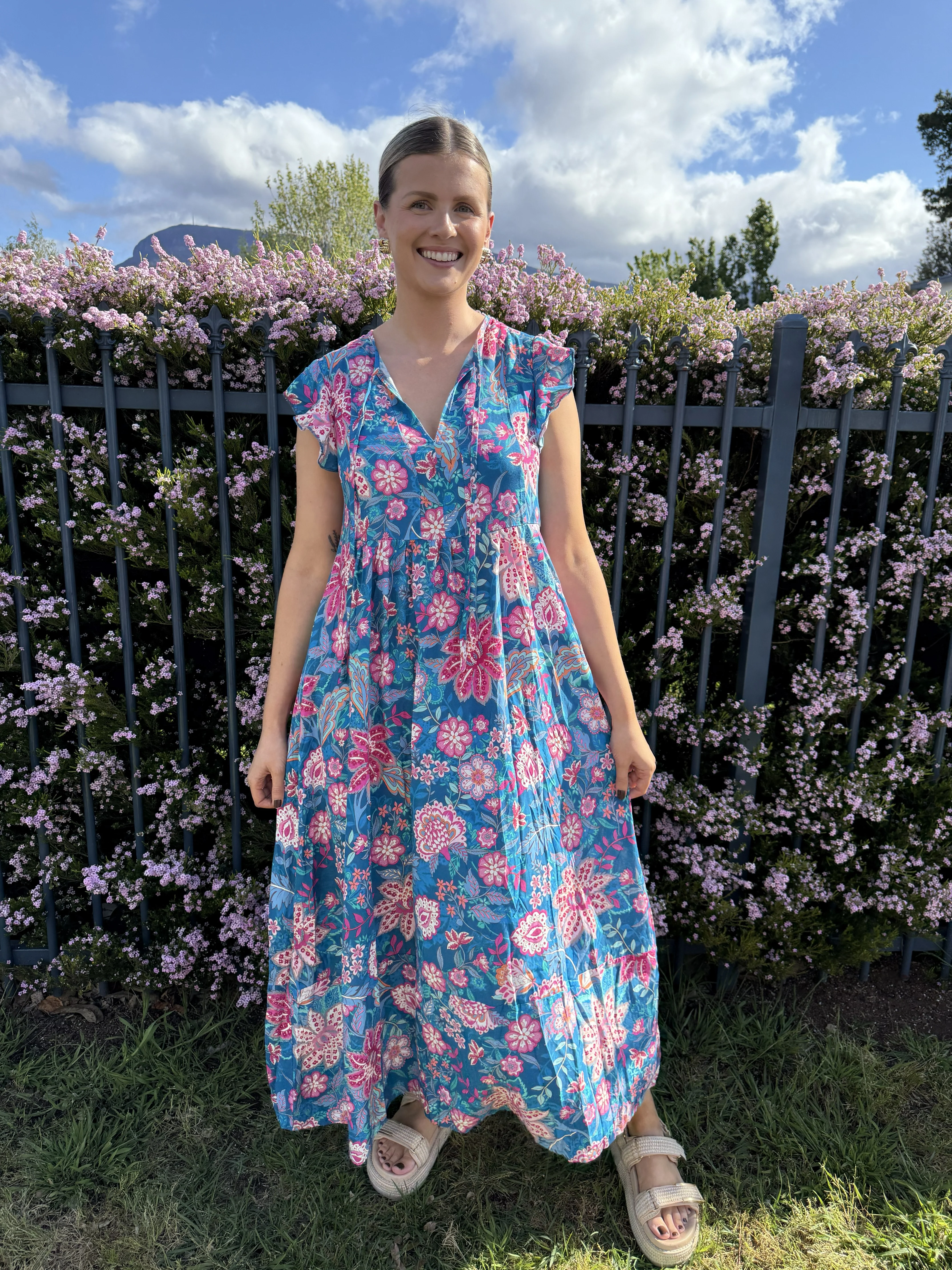 Carmody Dress in Paisley Floral - Image 12