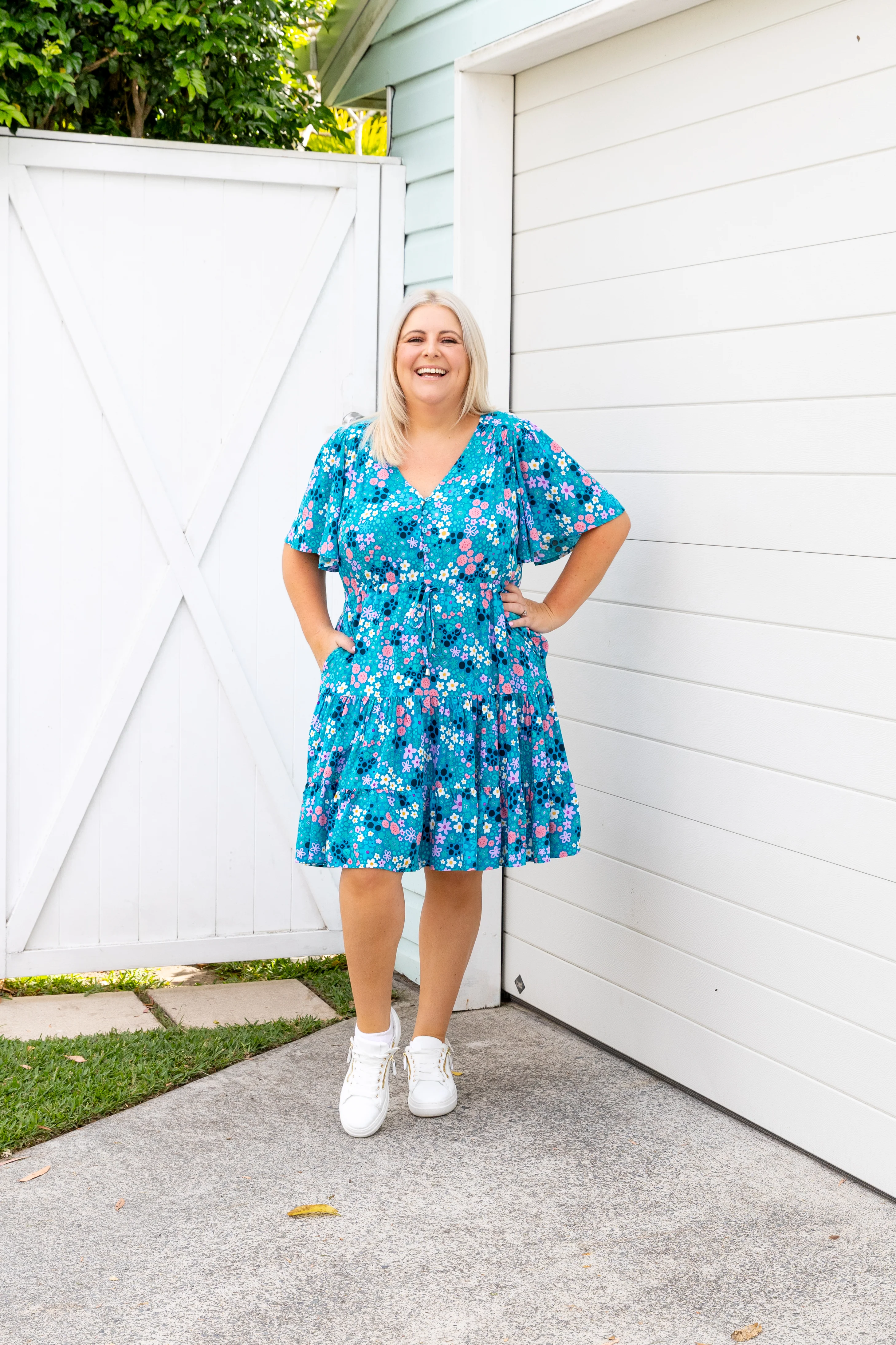 Charlie Dress in Itsy Bitsy by Kasey Rainbow - Image 12