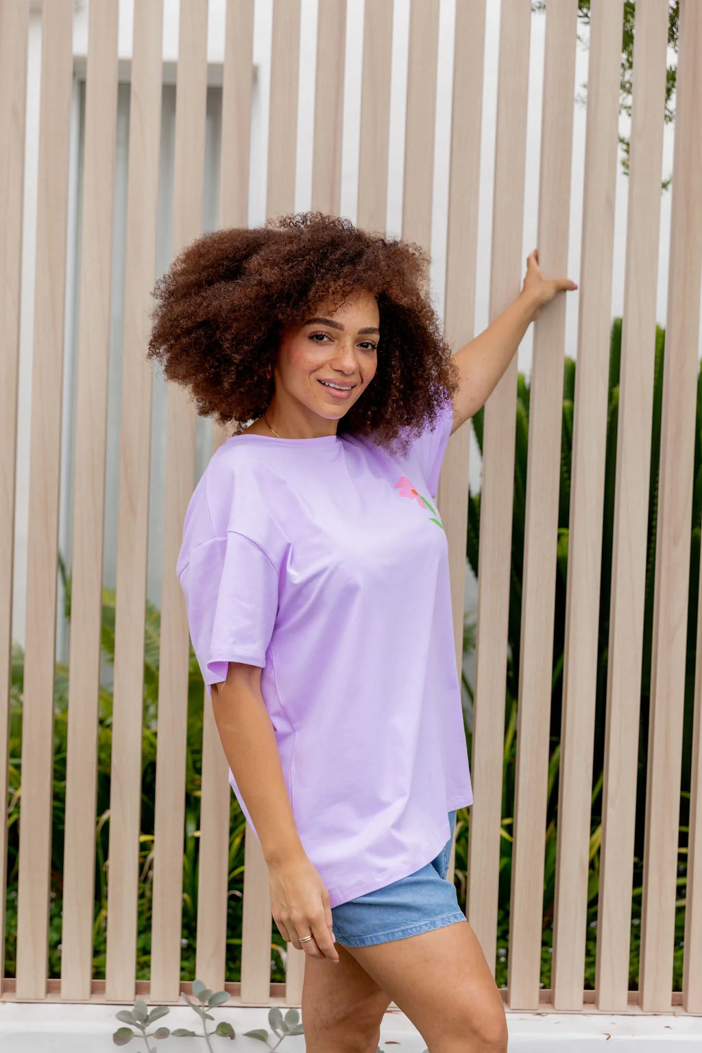 Choose Kindness Tee in Pastel Lilac - Image 14