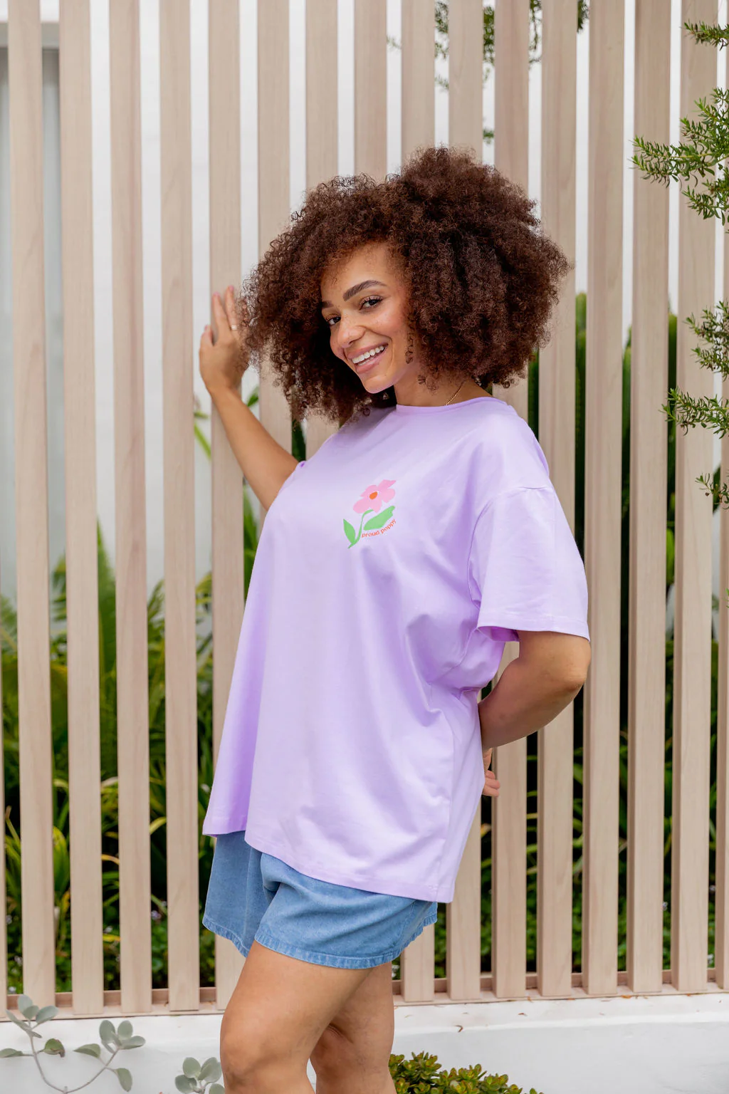 Choose Kindness Tee in Pastel Lilac - Image 16