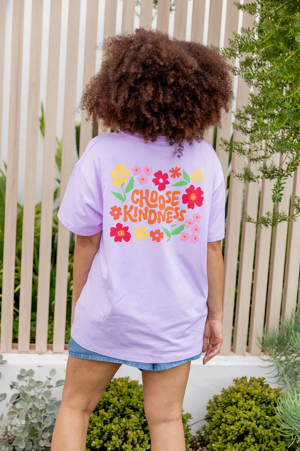 Choose Kindness Tee in Pastel Lilac - Image 19