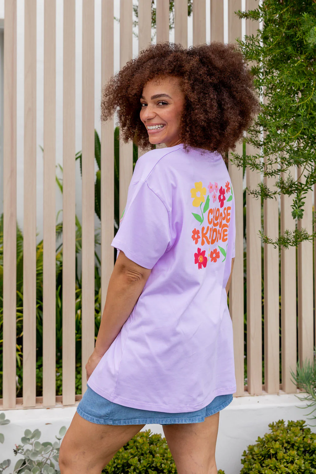 Choose Kindness Tee in Pastel Lilac - Image 22