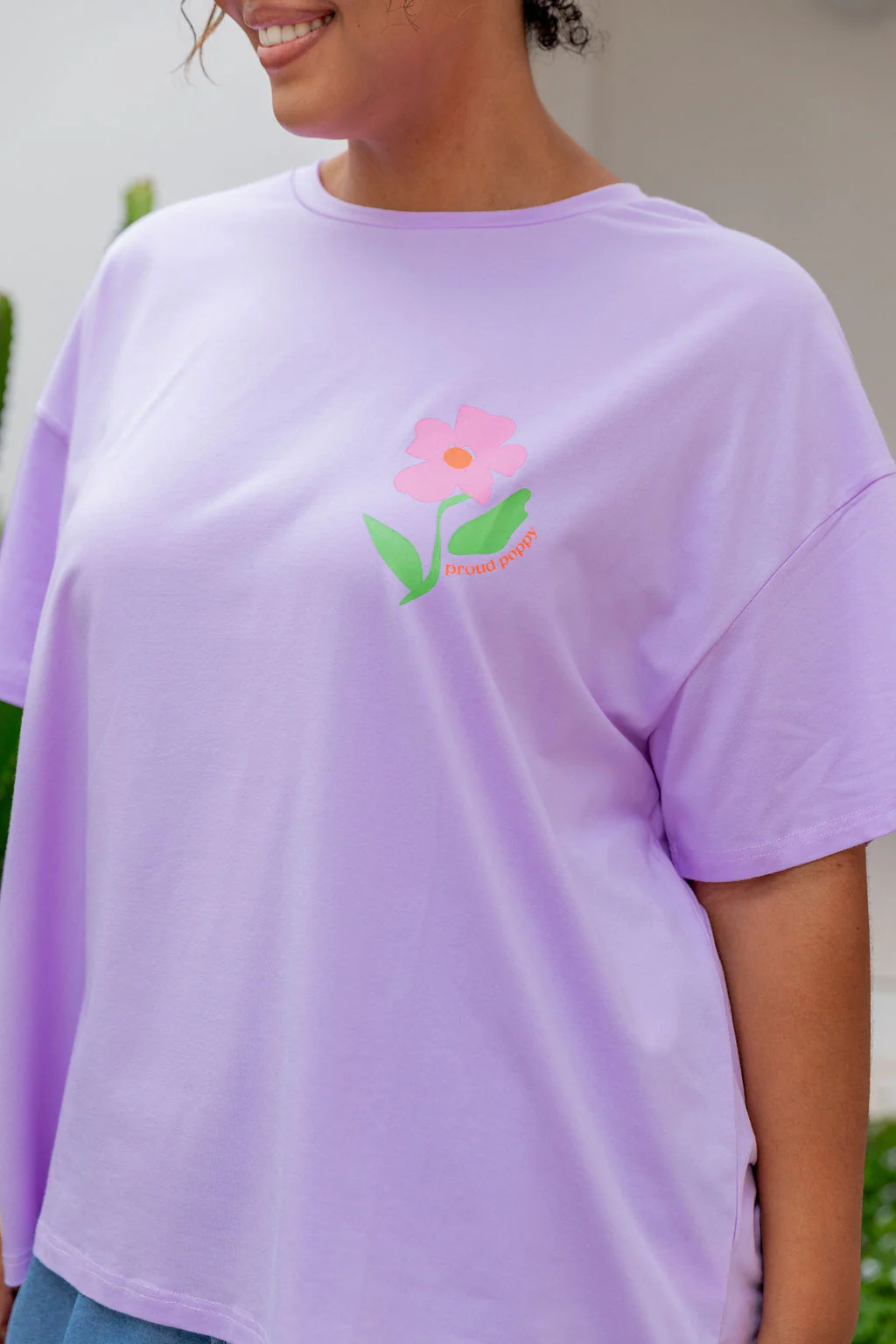 Choose Kindness Tee in Pastel Lilac - Image 8