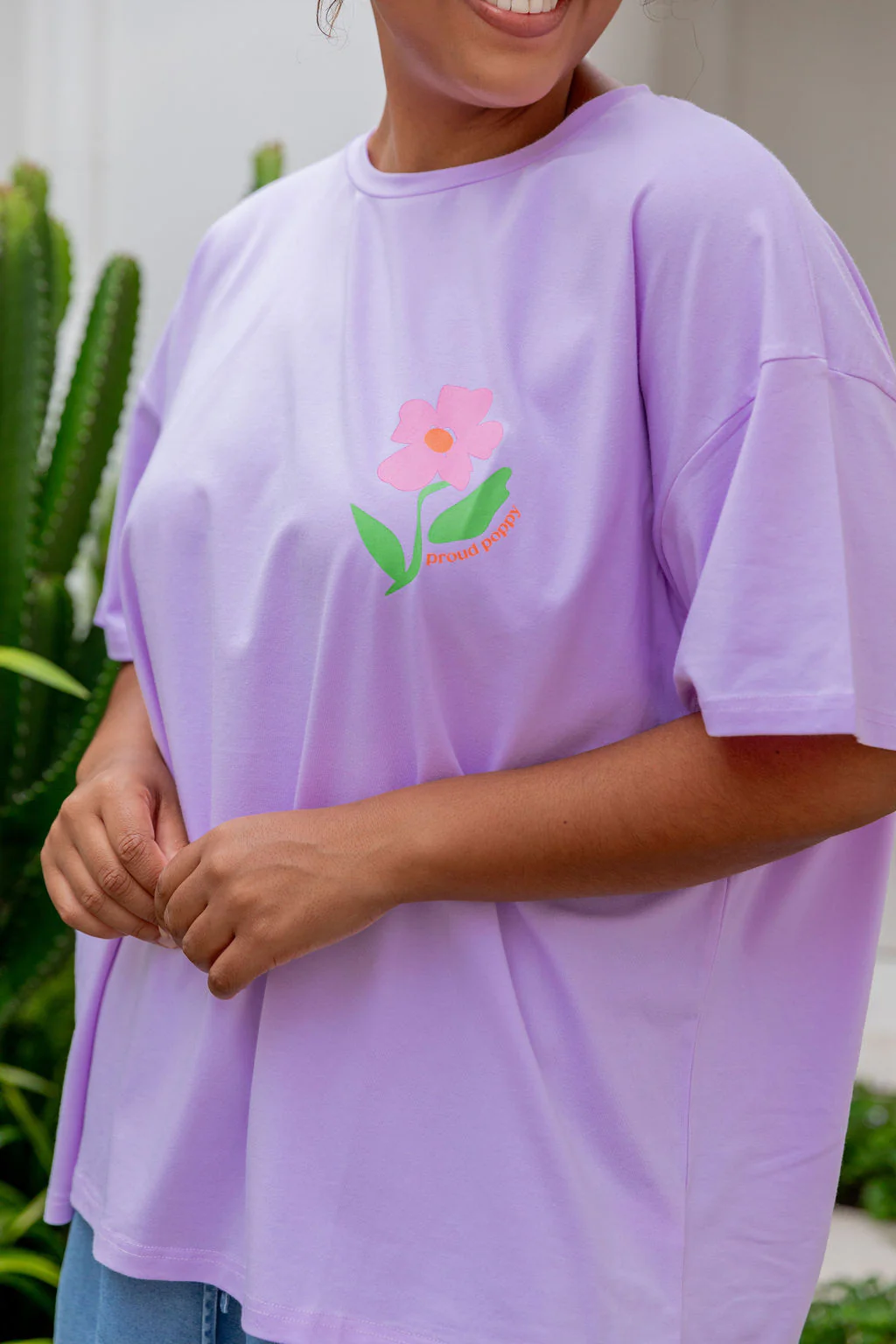 Choose Kindness Tee in Pastel Lilac - Image 9