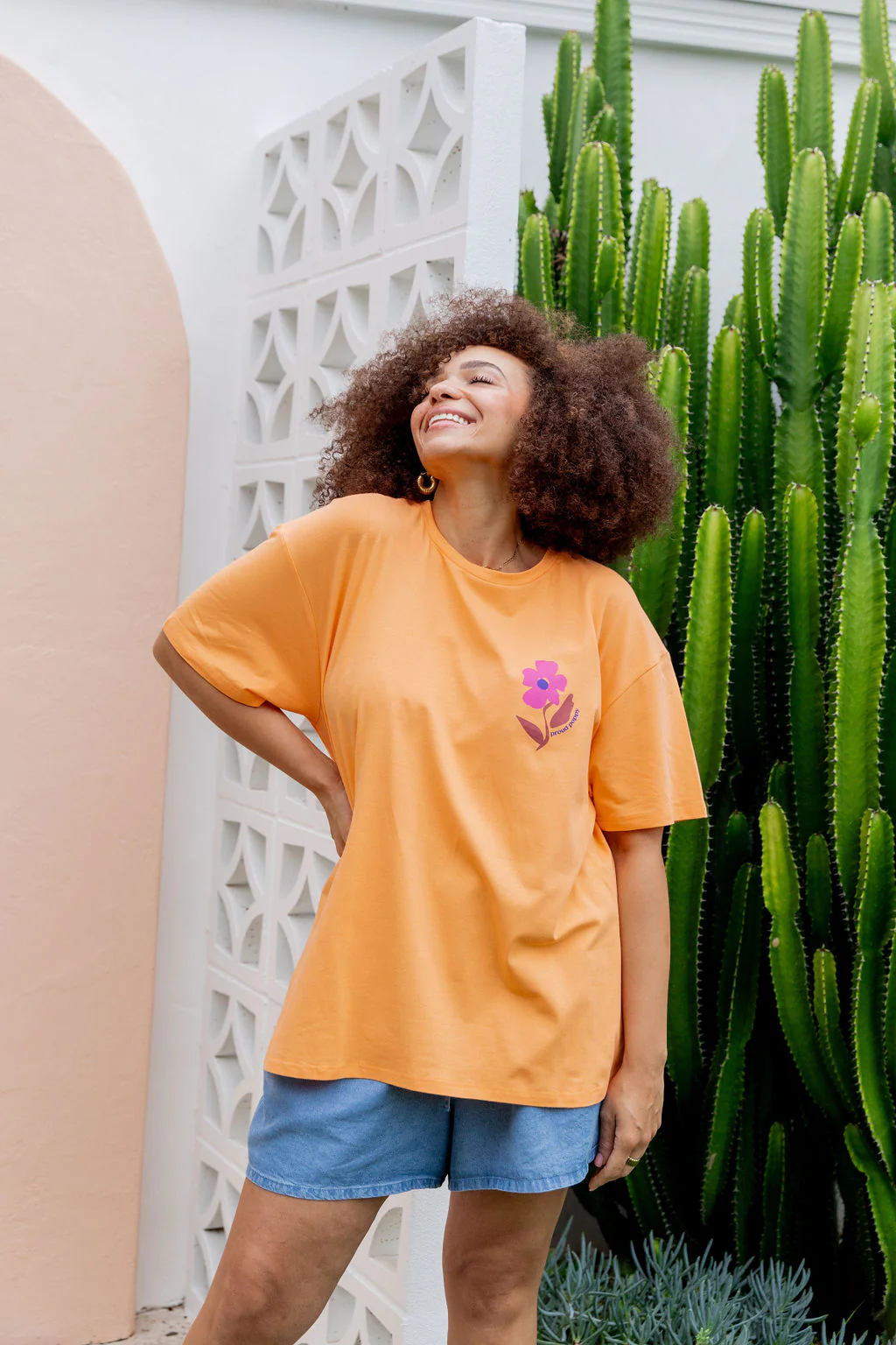 Choose Kindness Tee in Peach - Image 12