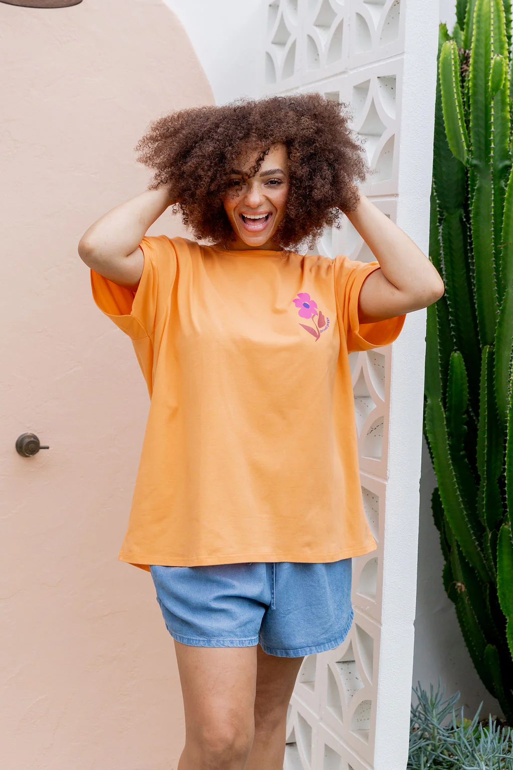 Choose Kindness Tee in Peach - Image 22