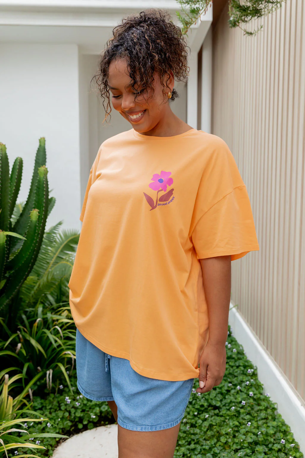 Choose Kindness Tee in Peach - Image 30