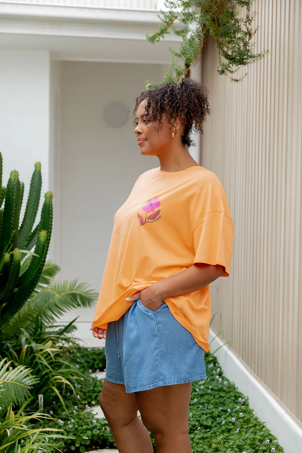 Choose Kindness Tee in Peach - Image 32