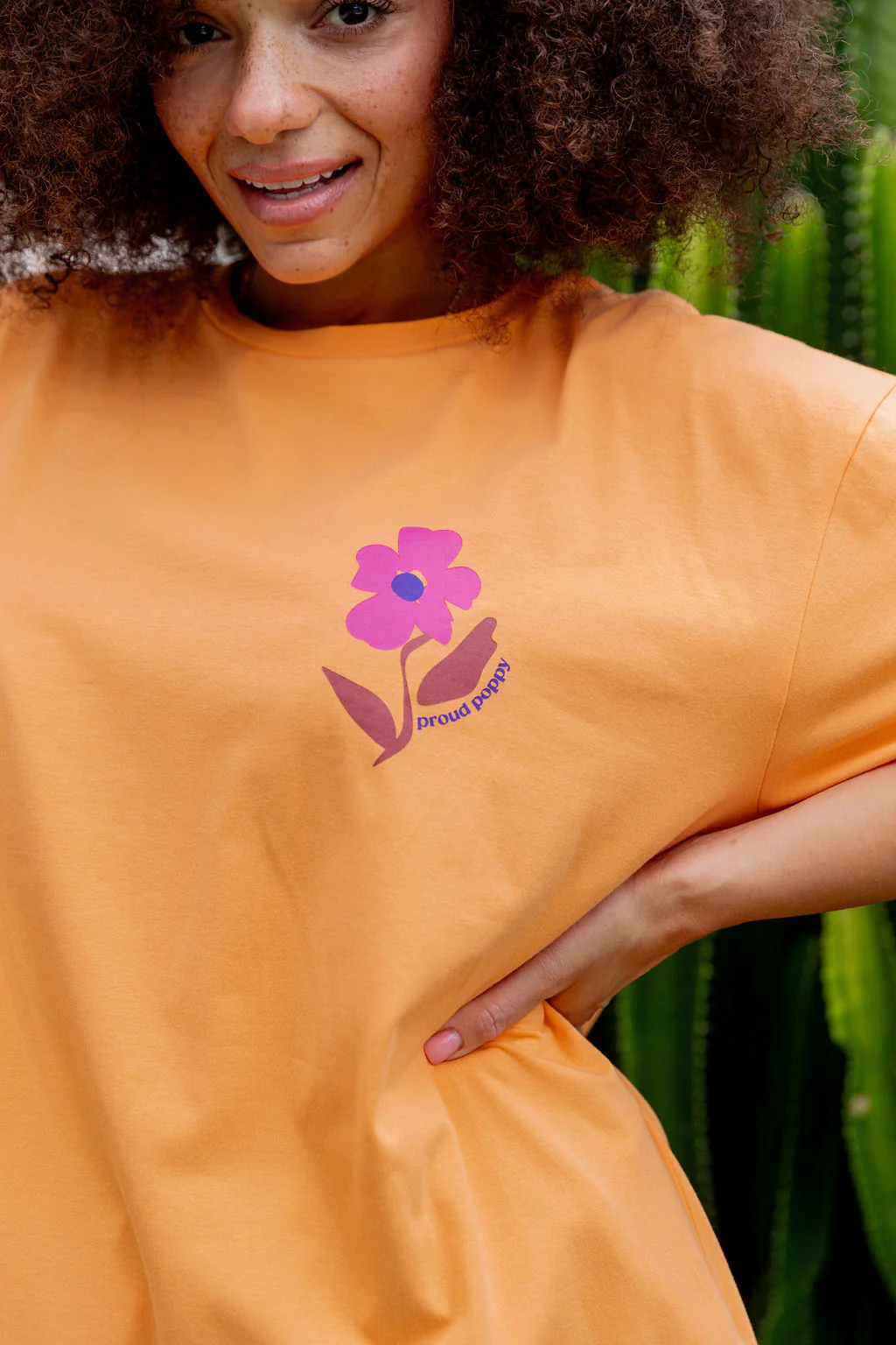 Choose Kindness Tee in Peach - Image 9