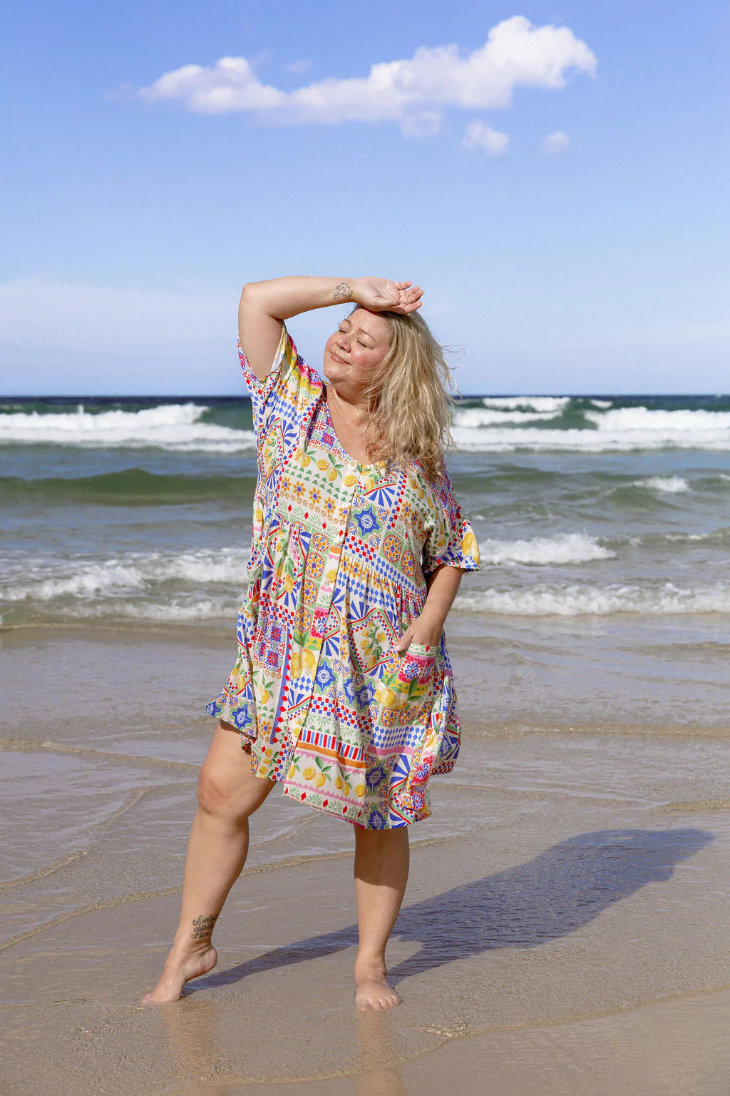 Disco Dress in Limoncello - Image 20