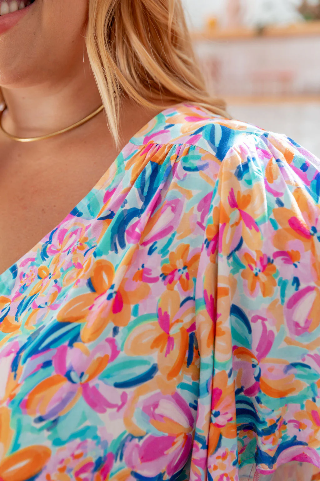 Esmae Dress in Carnival Floral - Image 27