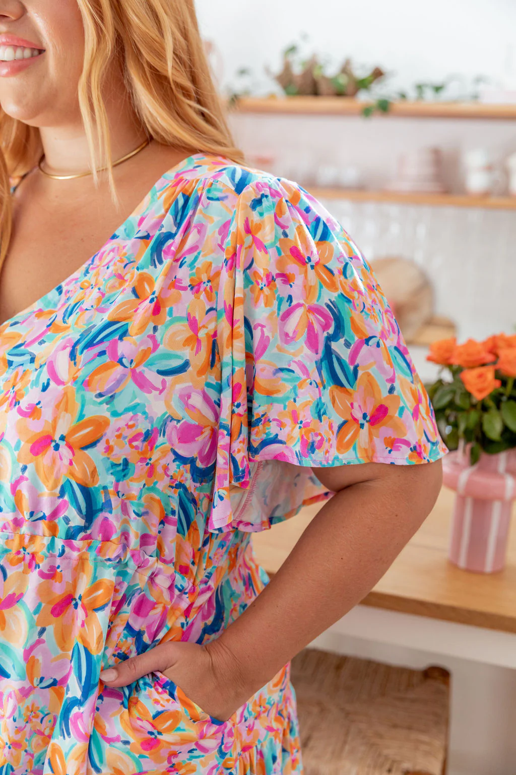Esmae Dress in Carnival Floral - Image 28