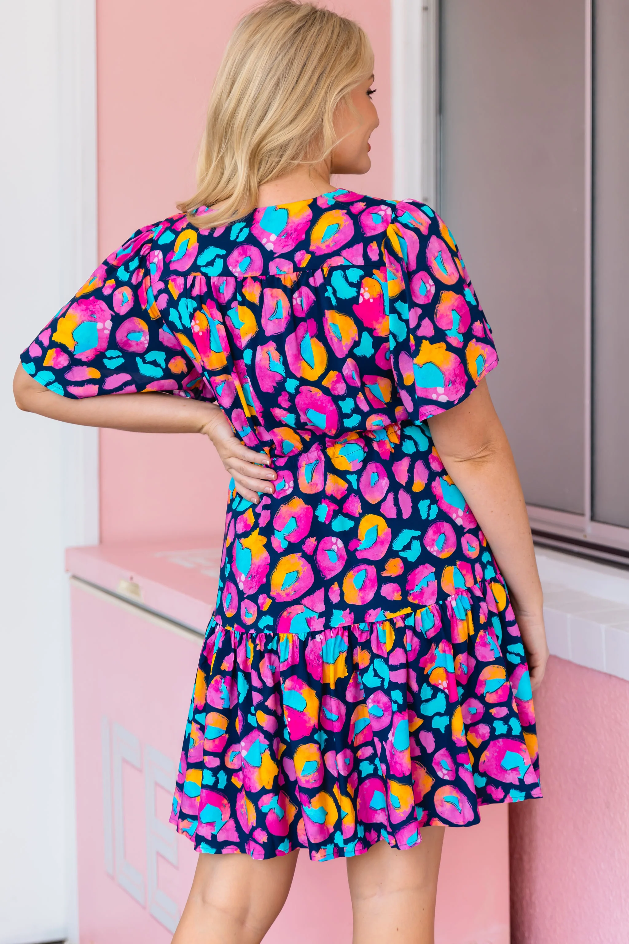 Esmae Dress in Magenta Leopard by Kasey Rainbow - Image 22