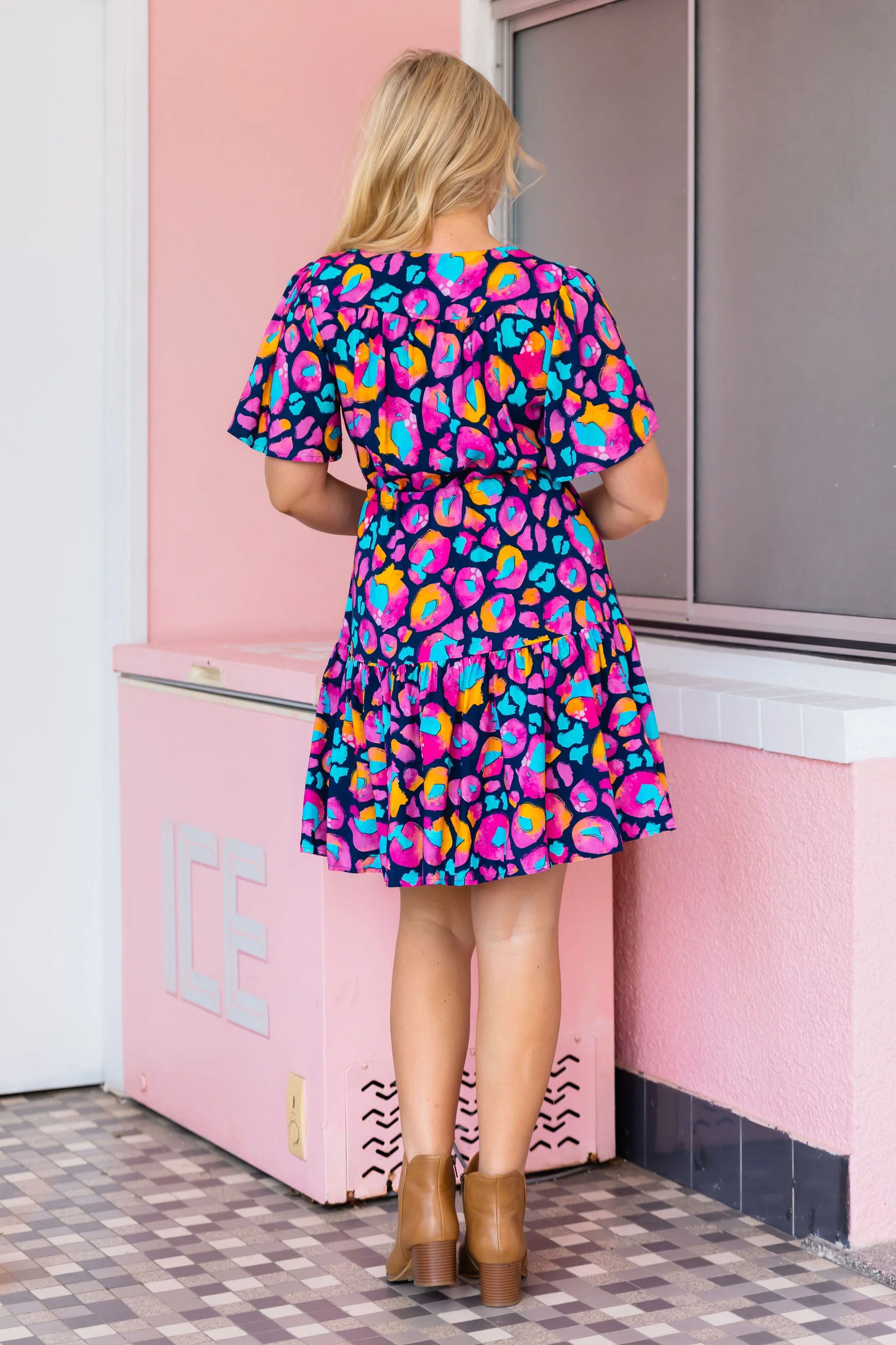 Esmae Dress in Magenta Leopard by Kasey Rainbow - Image 35