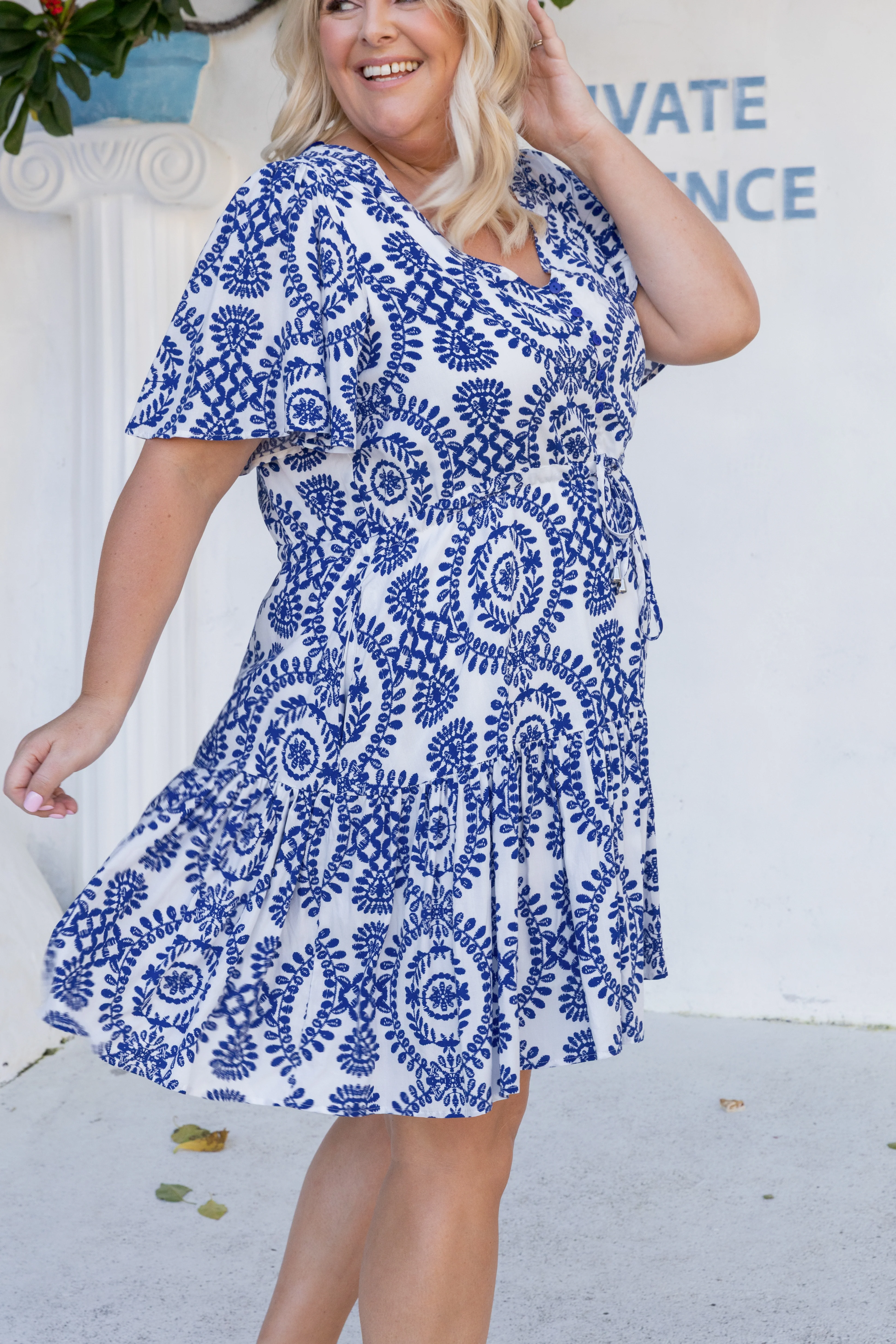 Esmae Dress in Mykonos - Image 10