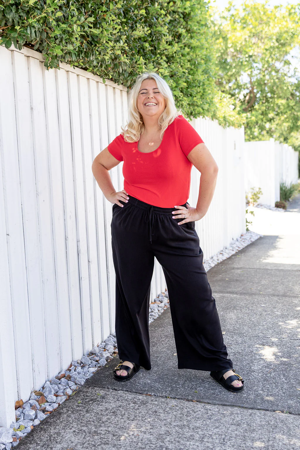 Gina Pant in Black