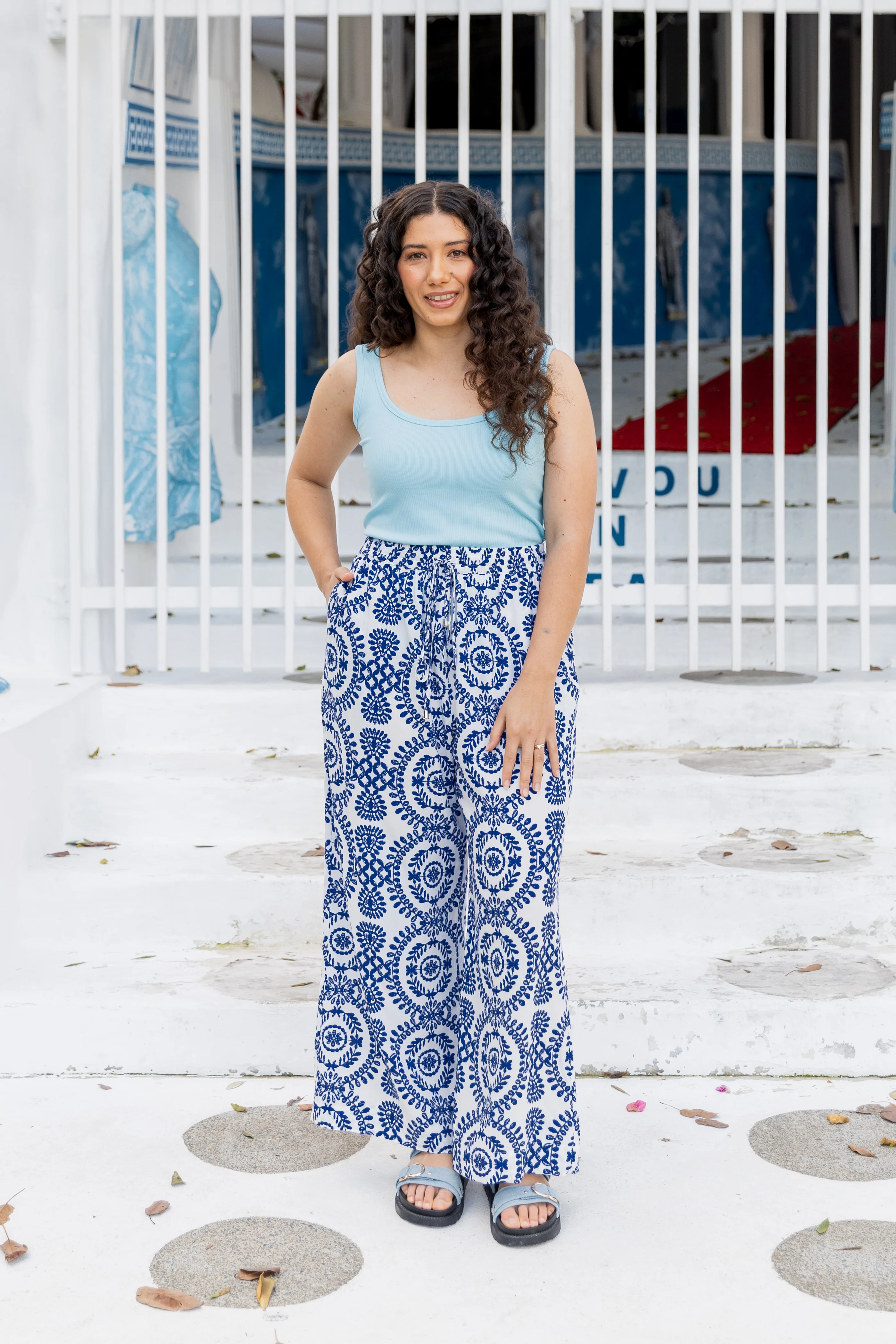 Gina Pants in Mykonos - Image 16