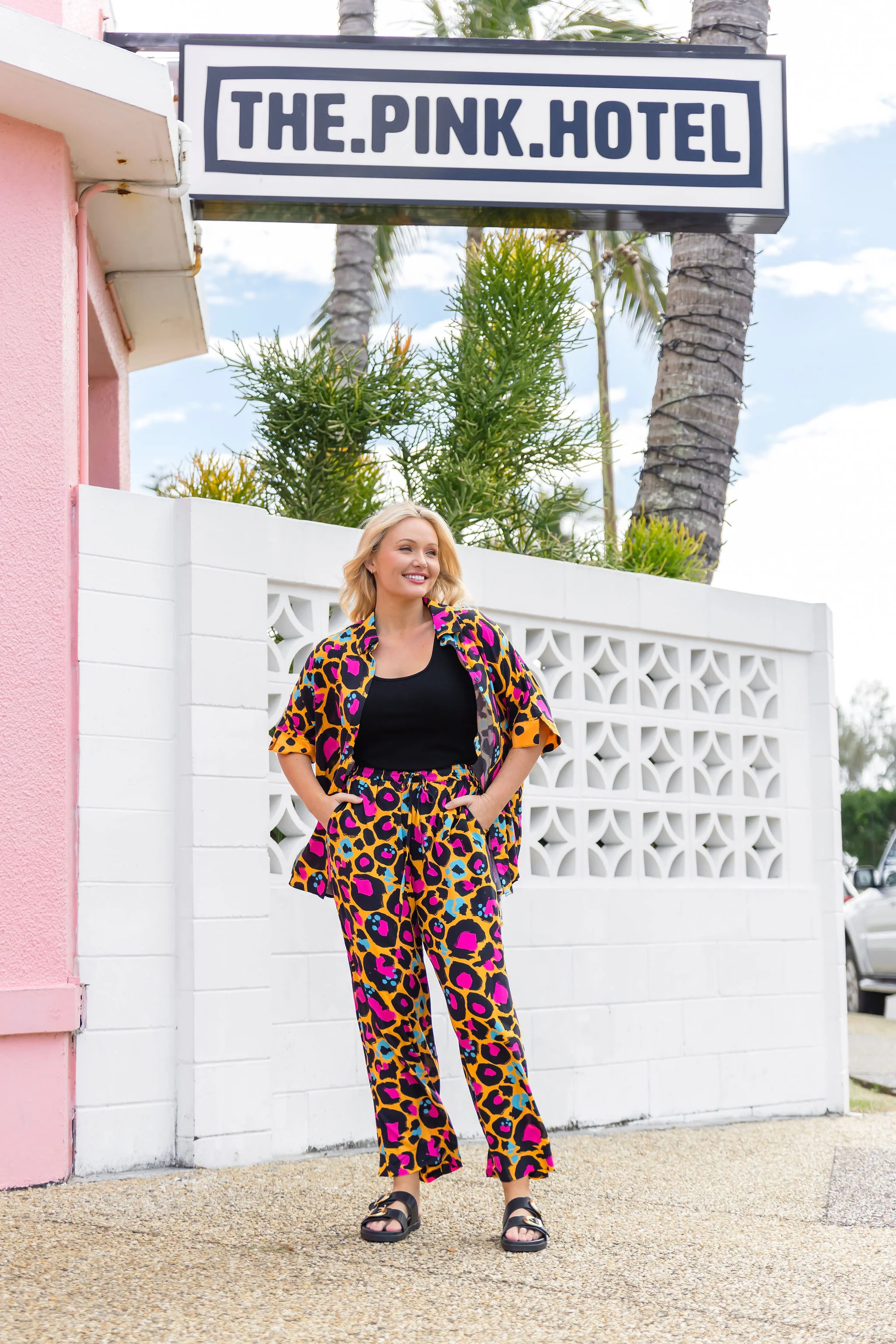 Gina Pants in Mustard Leopard by Kasey Rainbow - Image 5
