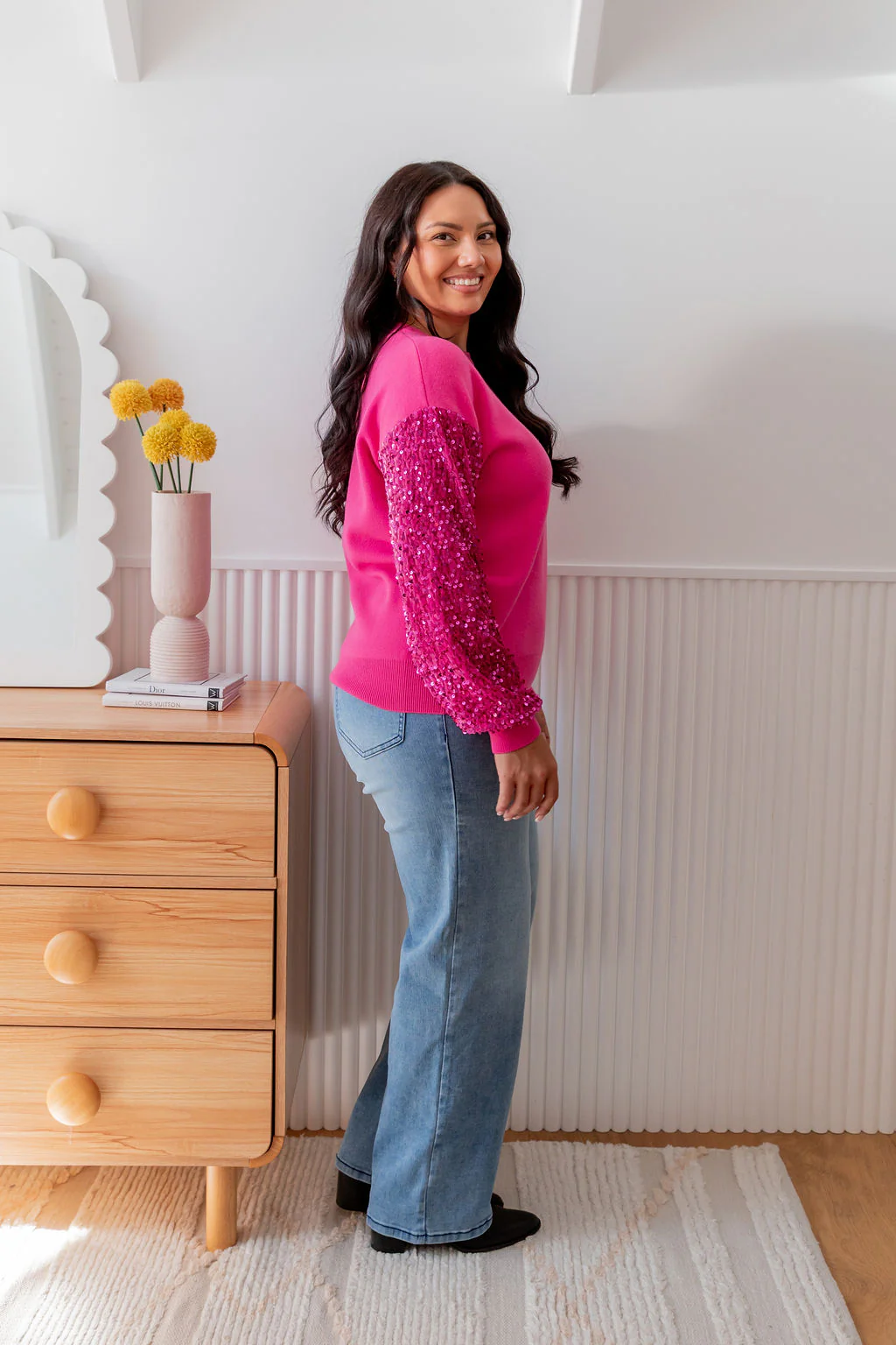 Glam Knit In Pink - Image 16