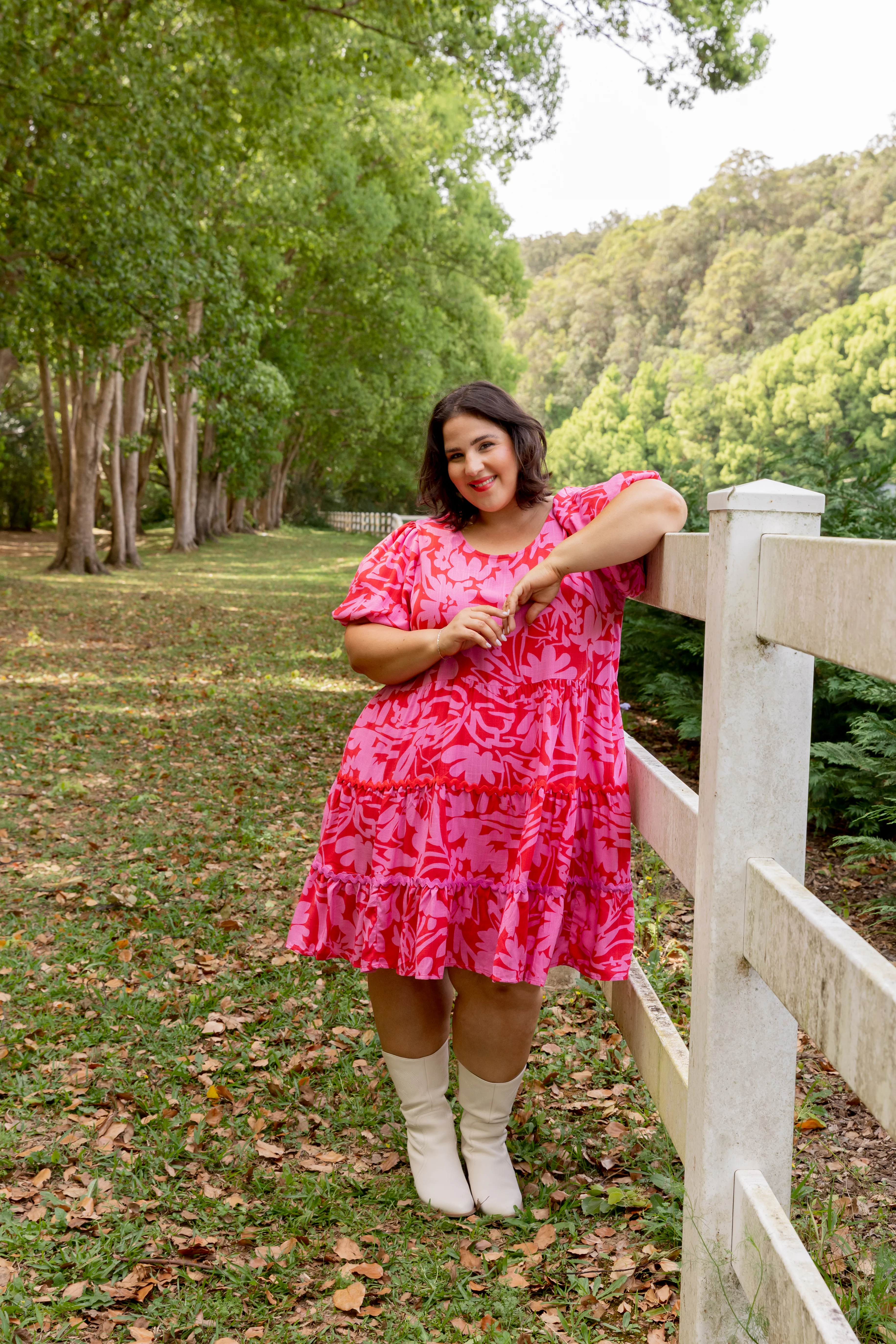 Greta Party Dress in Fiesta - Image 17