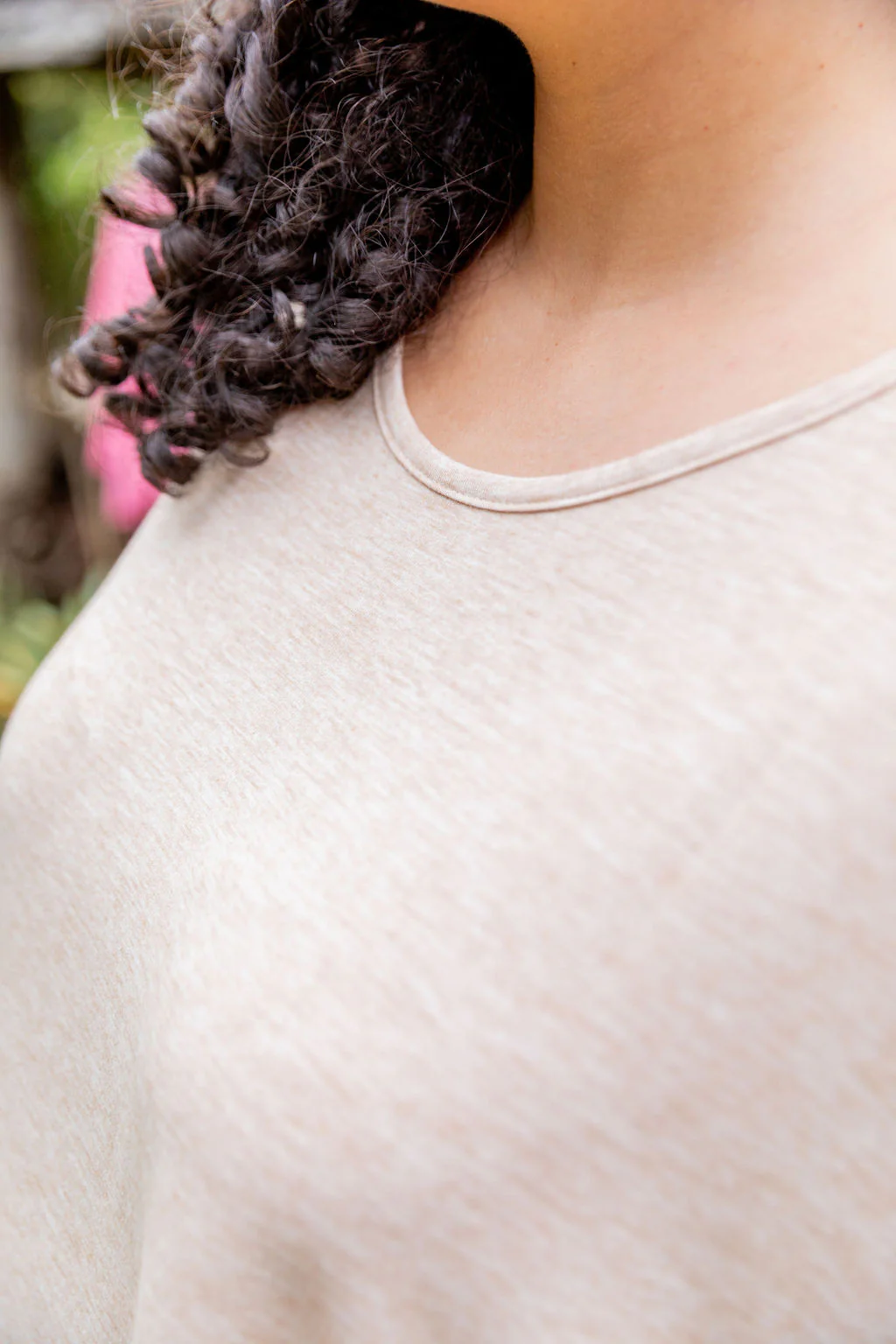 Harlow Knit Top in Oat Marl - Image 8