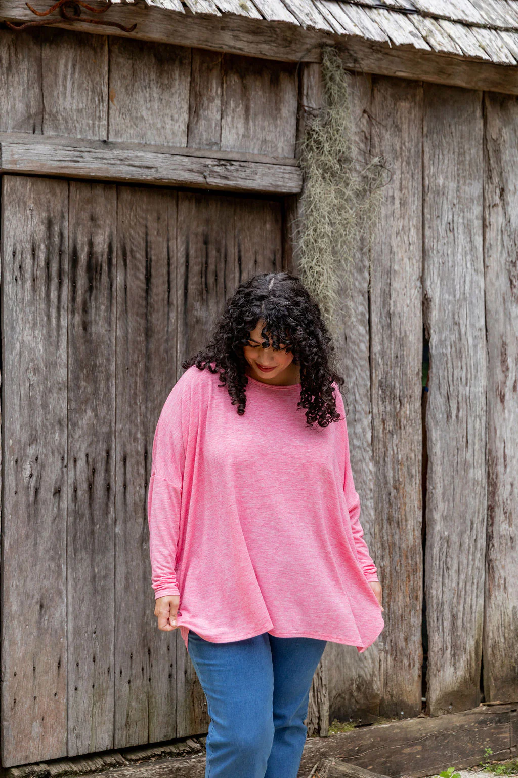 Harlow Knit Top in Pink Marl - Image 11