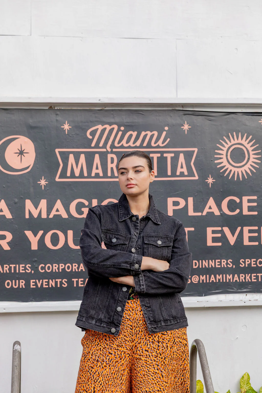 Hayden Boyfriend Denim Jacket in Black Wash - Image 27
