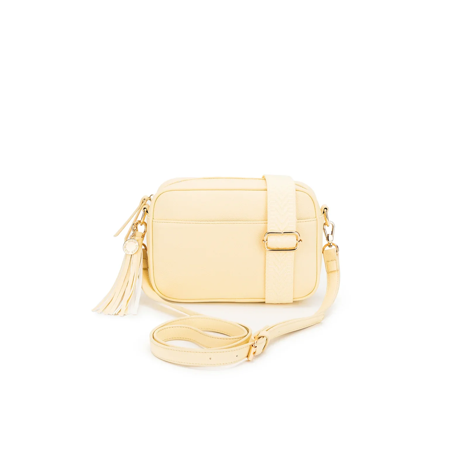 Indie Yellow Chiffon Crossbody Bag by Black Caviar